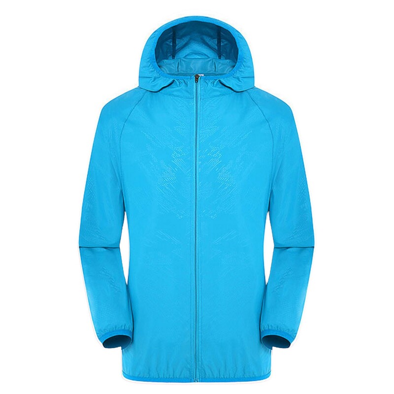 Packable Lightweight Polyester UV Shield Jacket 1