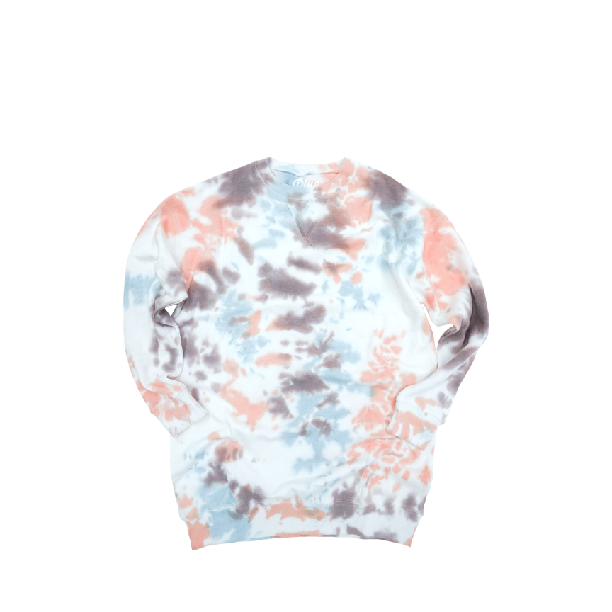 Oversized Cloud Dye Crew Sweatshirt, custom hoodie or sweatshirt with logo imprint 6