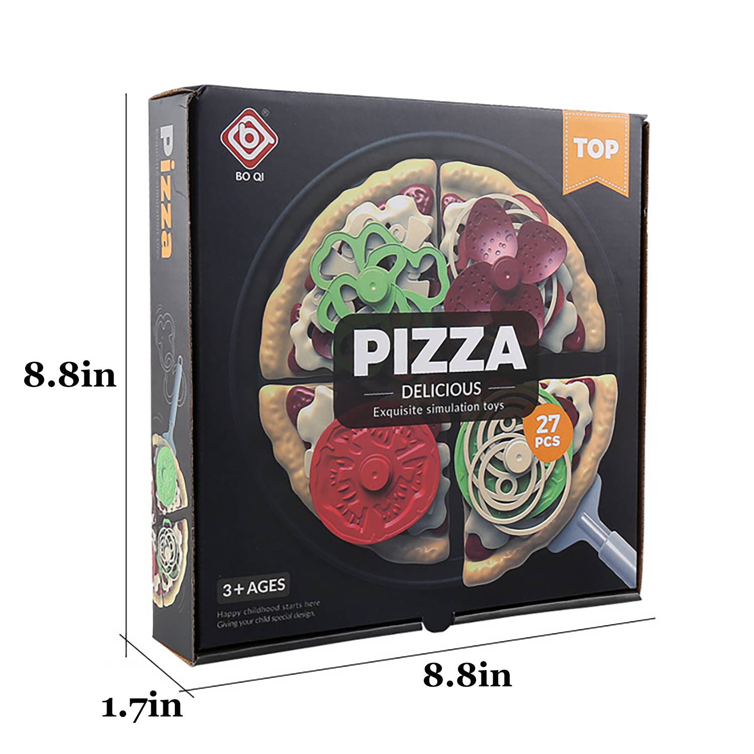 Educational Kids Manual Pizza Making Simulation Toy 1