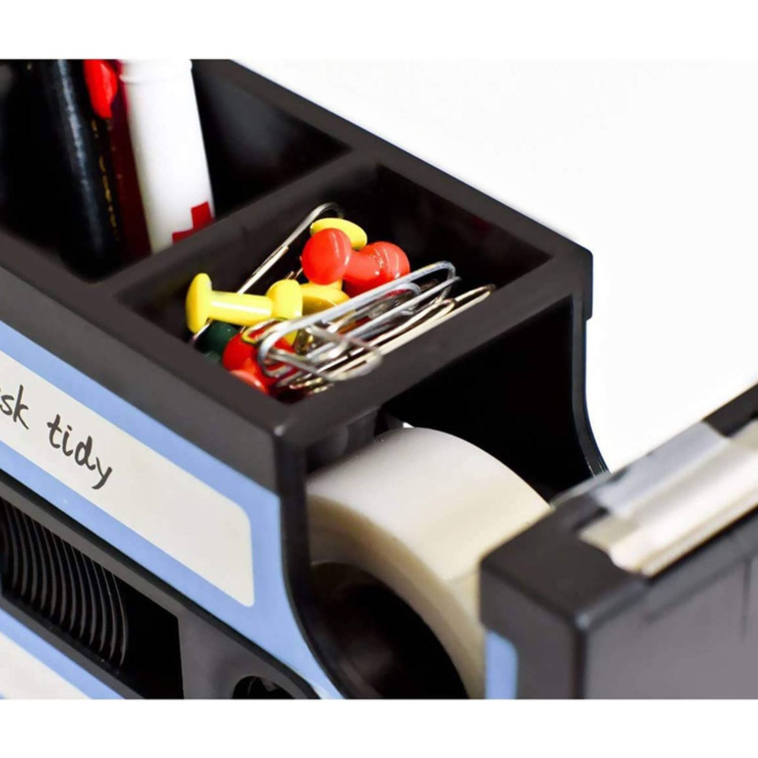 Retro Tape Clip Knife Office Stationery Student Pen Holder 4
