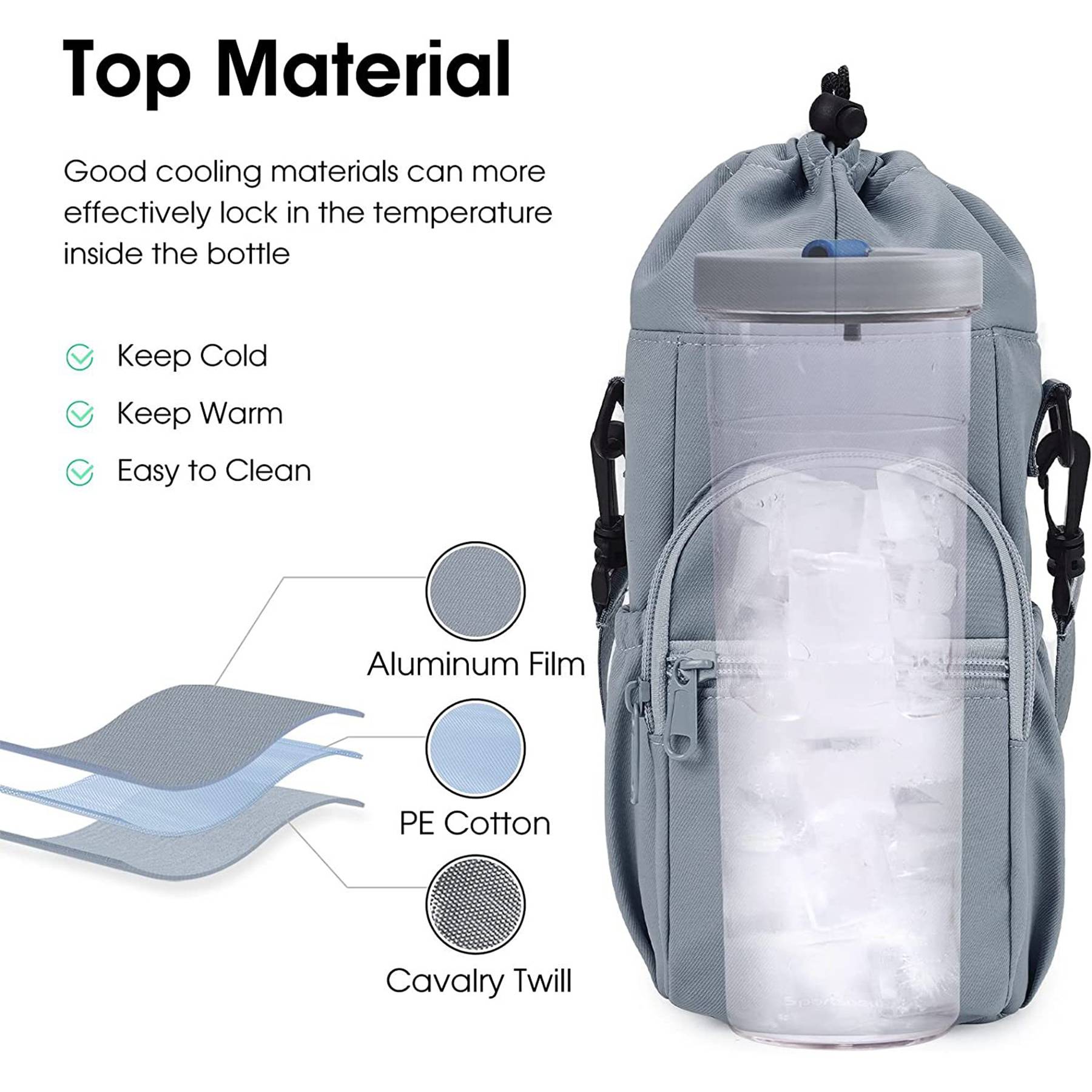 Outdoor Crossbody Water Bottle Holder Bag 2