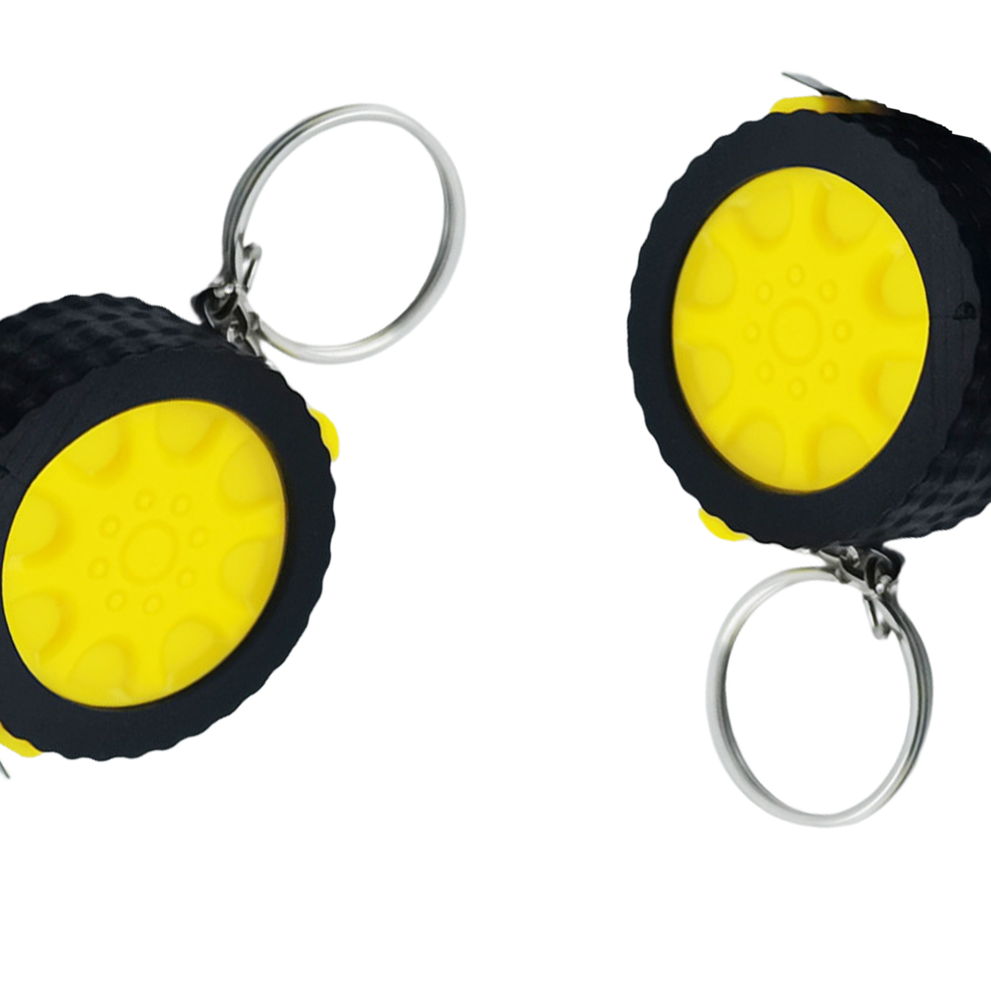 Car Tire Steel Ruler with Key Ring 5