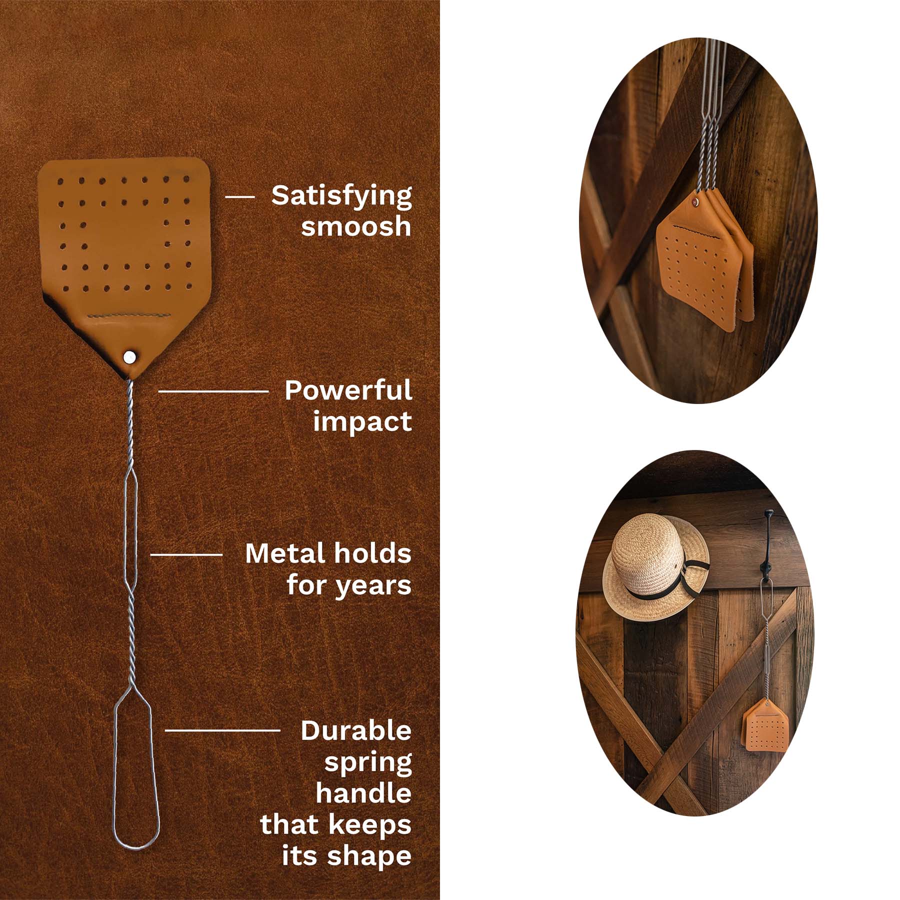 Leather Fly Swatter 2