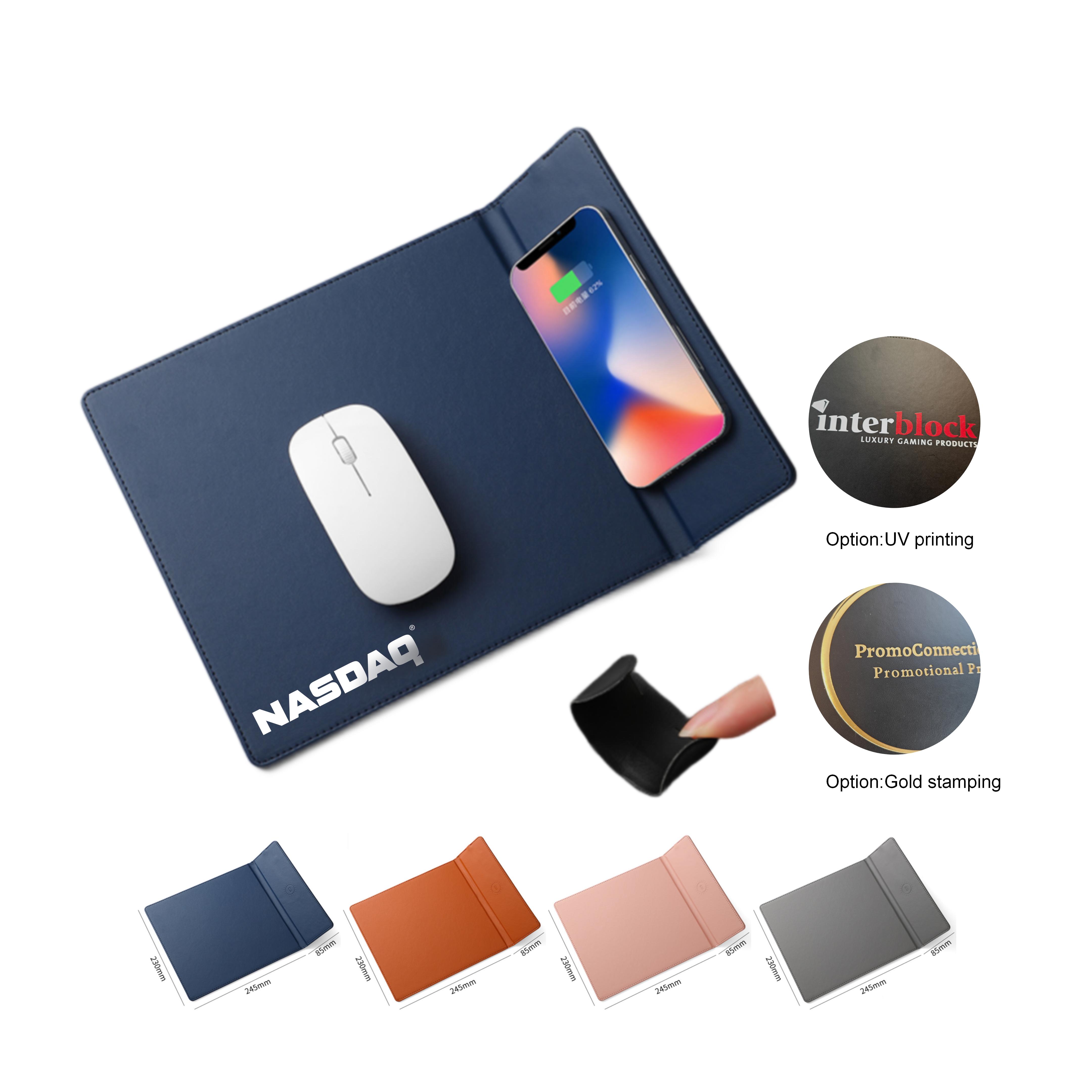 15W Wireless Charging Mouse Pad with Foldable Stand 4