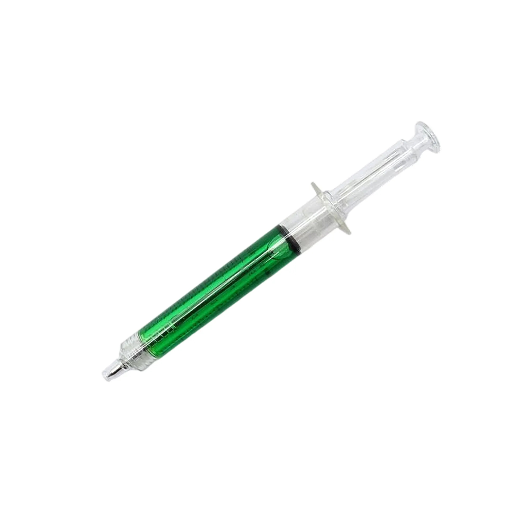 Syringe Shaped Ballpoint Pen Plastic 5.4 Inch 10