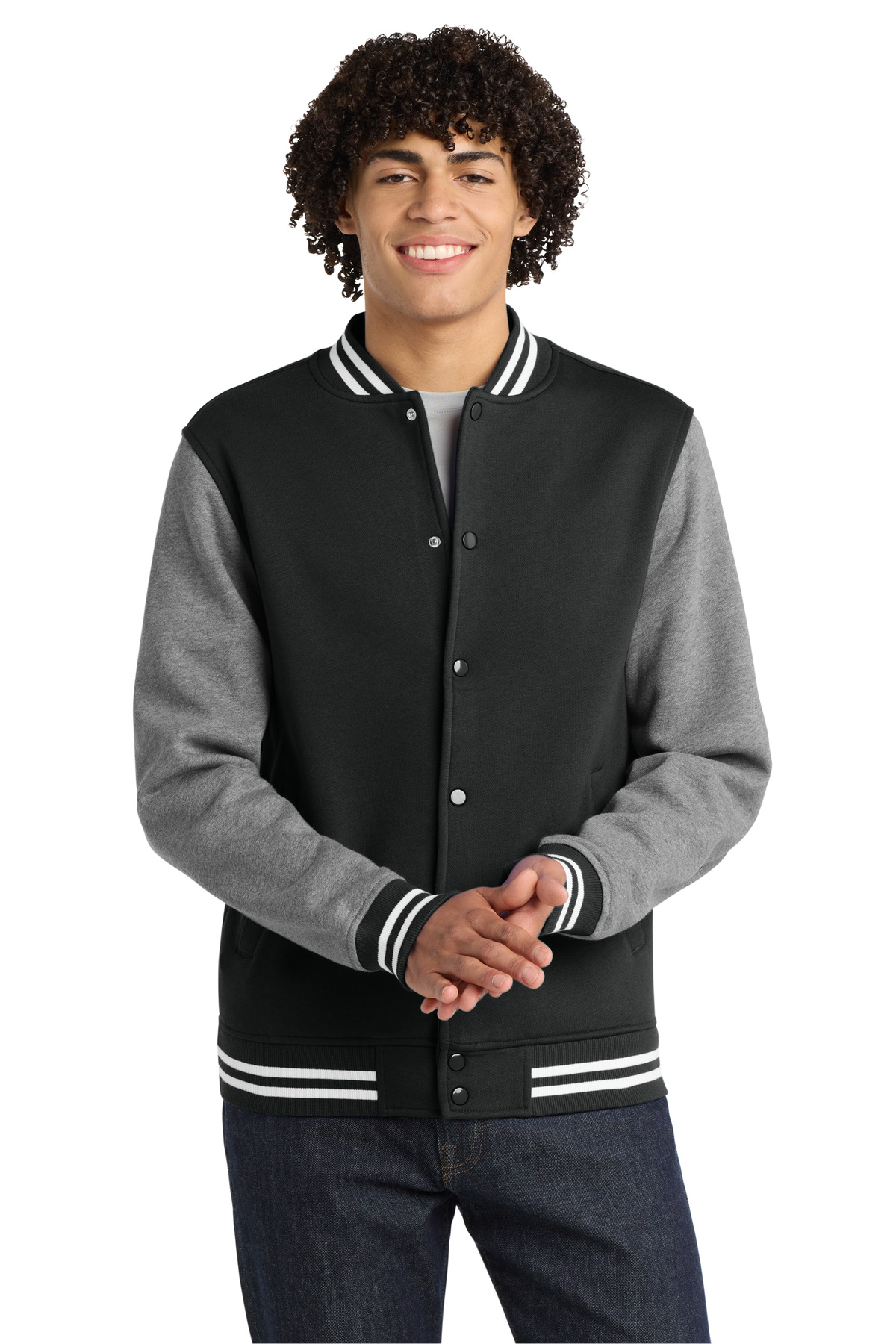 Sport-Tek Fleece Letterman Jacket. ST270 20