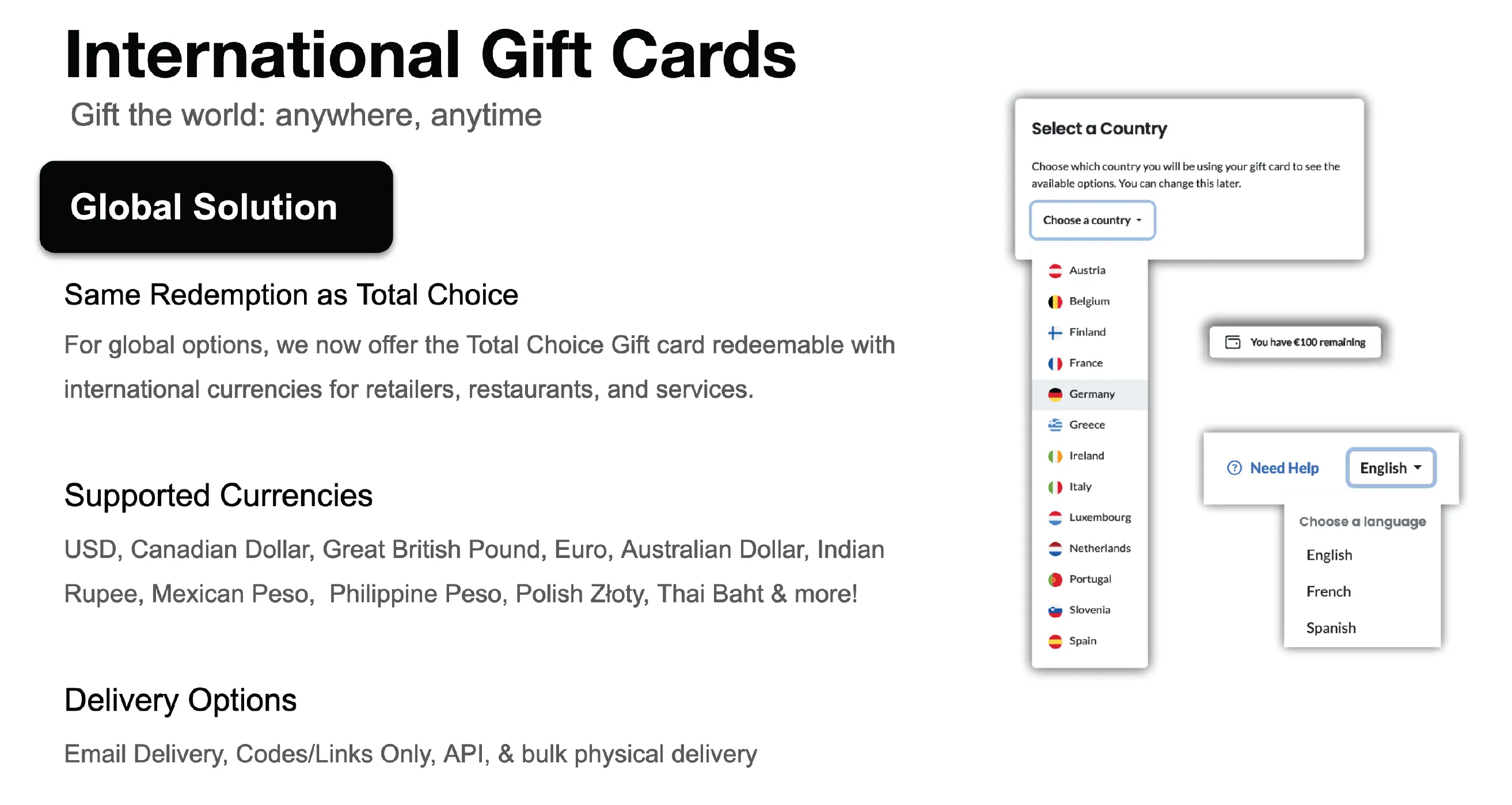 International Gift Card - Total Choice Global 3
