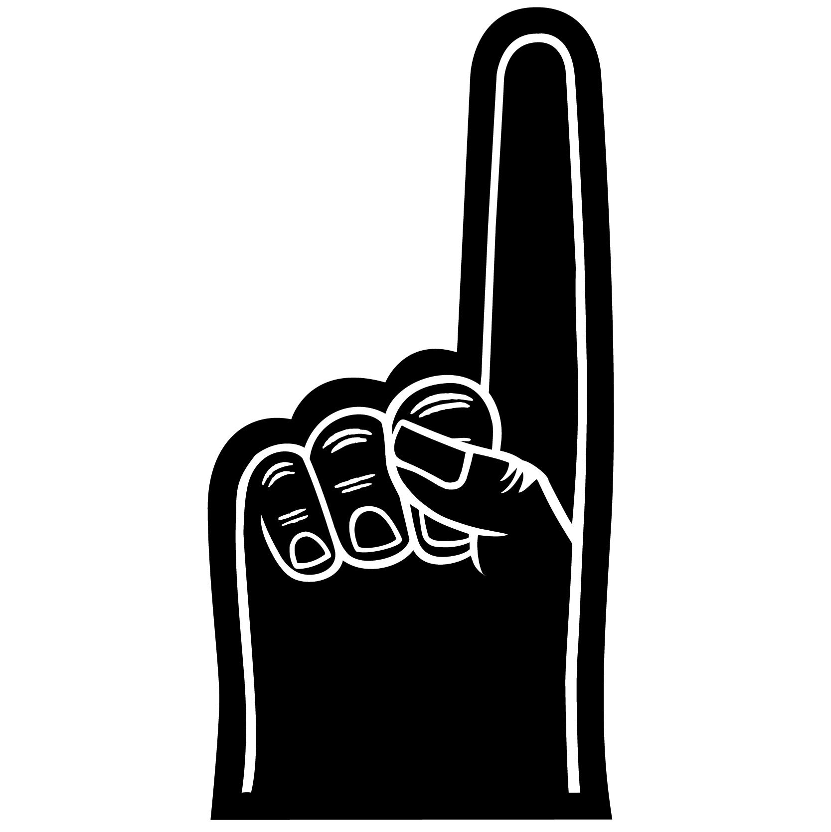 7.5" Foam Hand 20