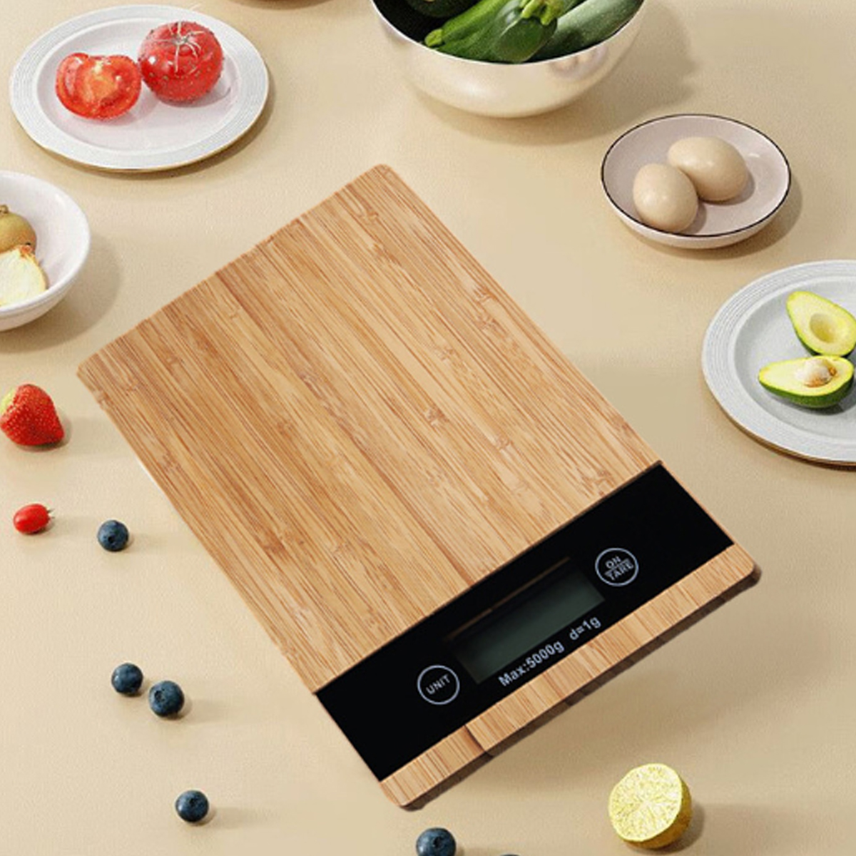 Bamboo Digital Kitchen Scale 2