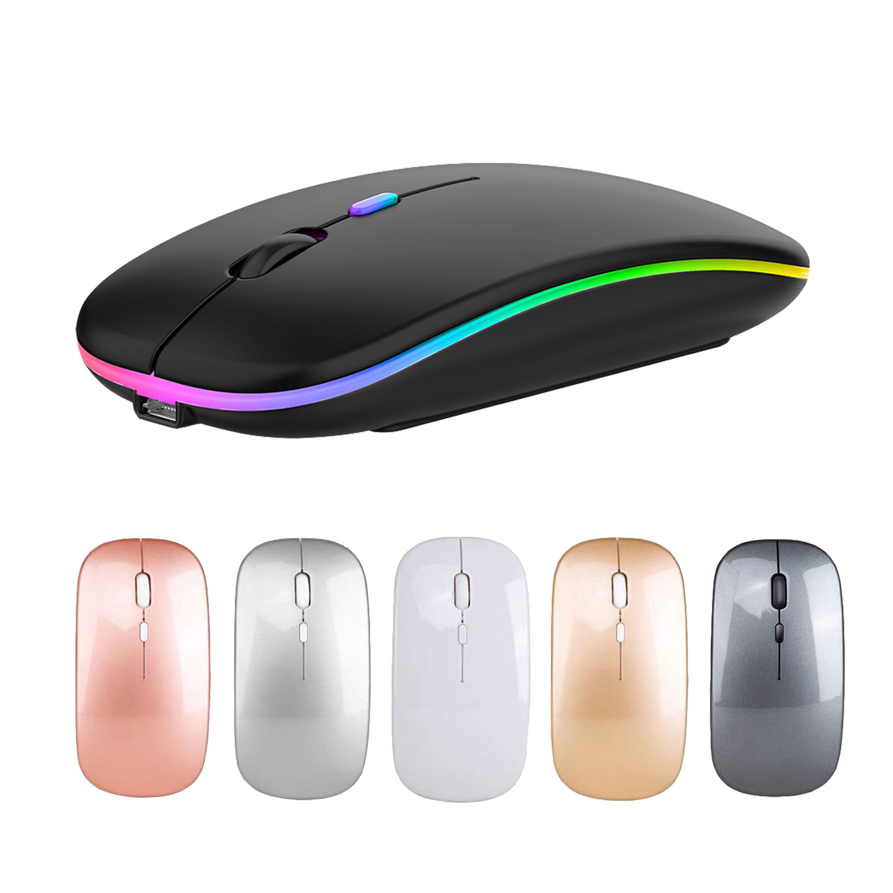 Dual Mode Wireless Mouse BT5.1 & USB 2.4GHz 2
