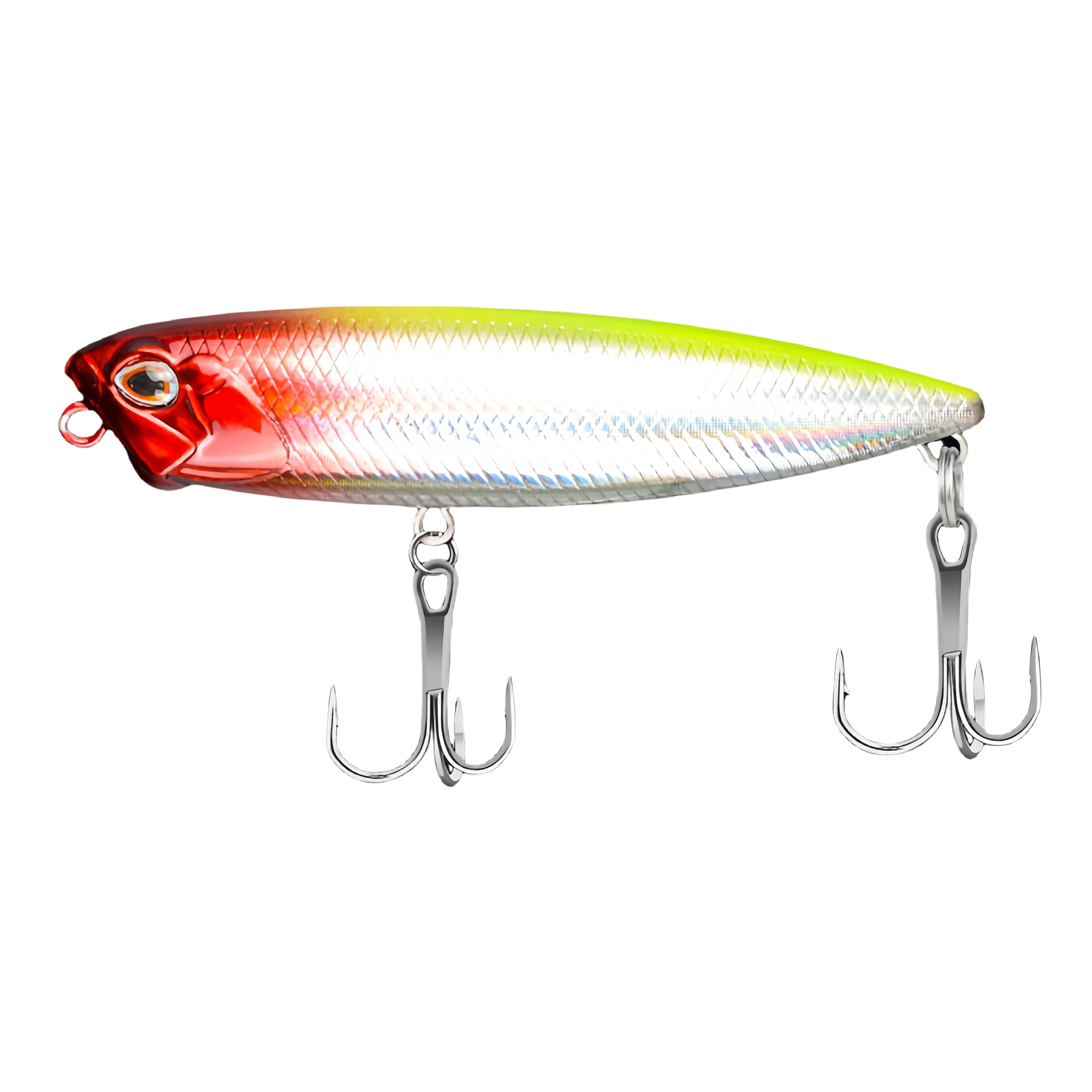 14.5g Topwater Zigzag Walking Bait Floating Pencil Lure with Rattles for Bass and Pike 7