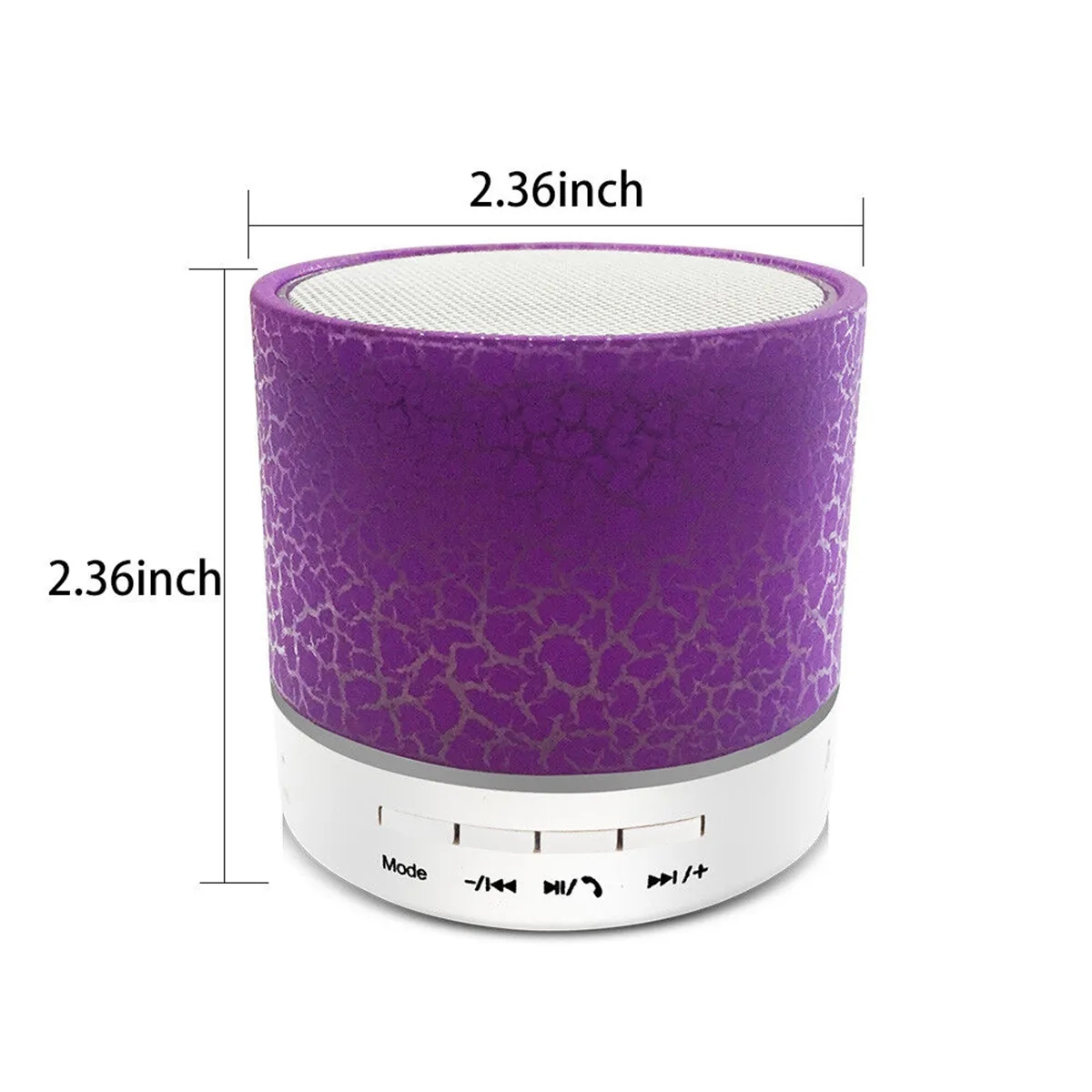 LED Light Luminous Mini Bluetooth Speaker Dancing Lights 6
