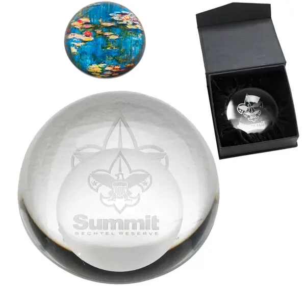 Crystal Dome Paperweight 9