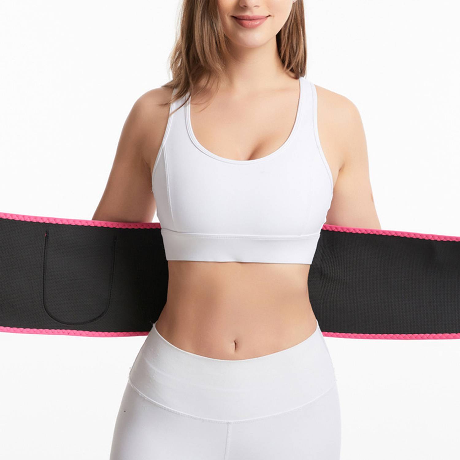 Adjustable Neoprene Waist Trainer Belt for Men Women 6