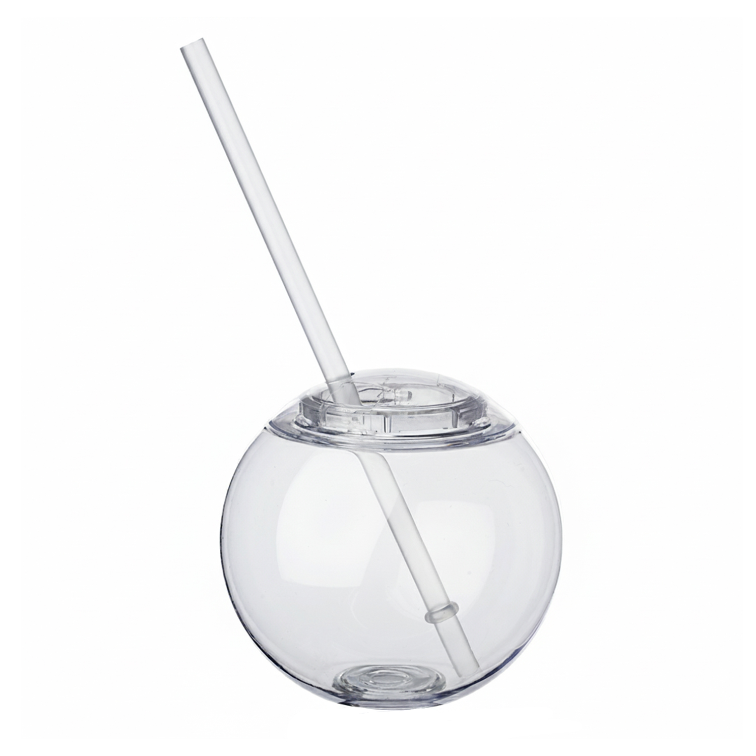 Cocktail Ball Tumbler with Straw, 15 oz. 2
