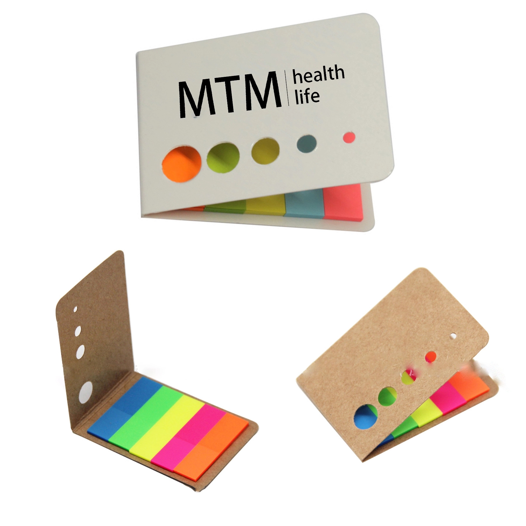 125-Page Five-Color Sticky Notes 1