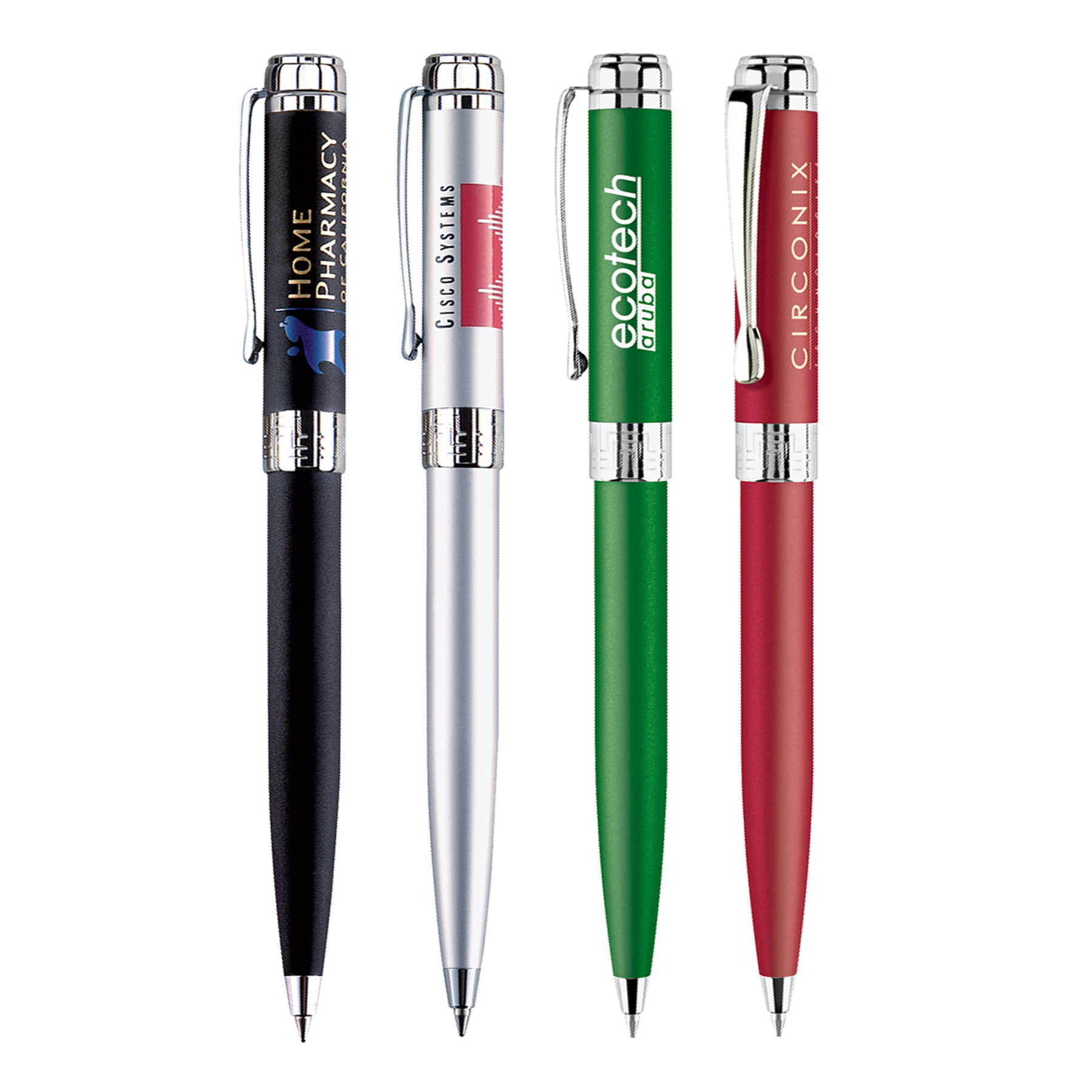 New Augustus Twist action Metal Pen, Ballpoint pen 8