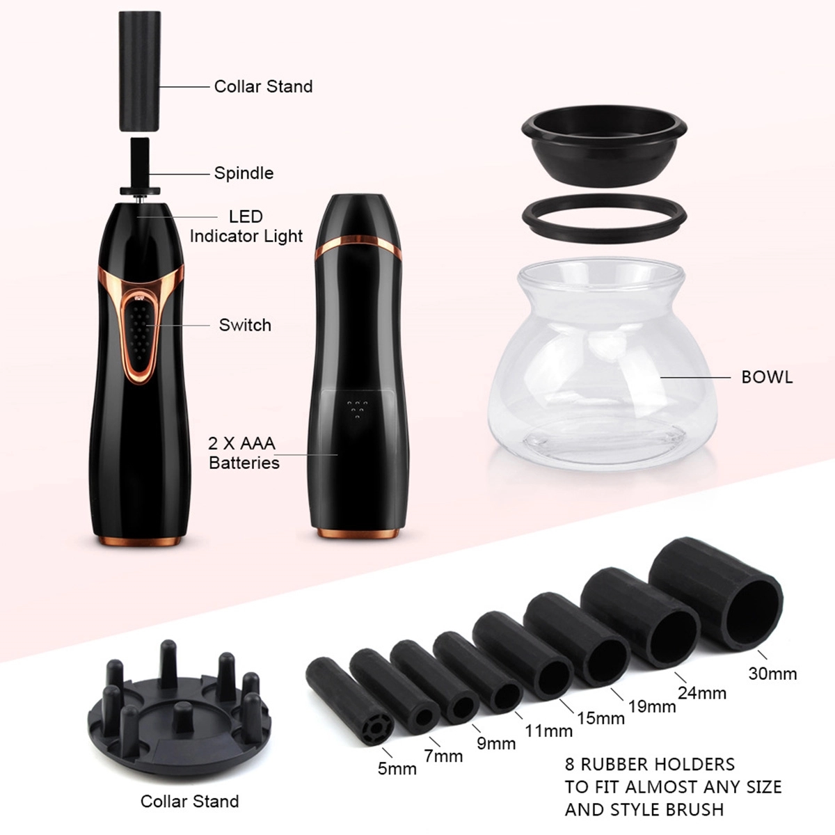 Luxury Fully Automatic Electric Makeup Brush Cleaner 10