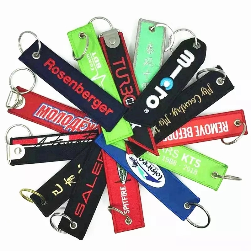 Embroidered Flight Keytag 10
