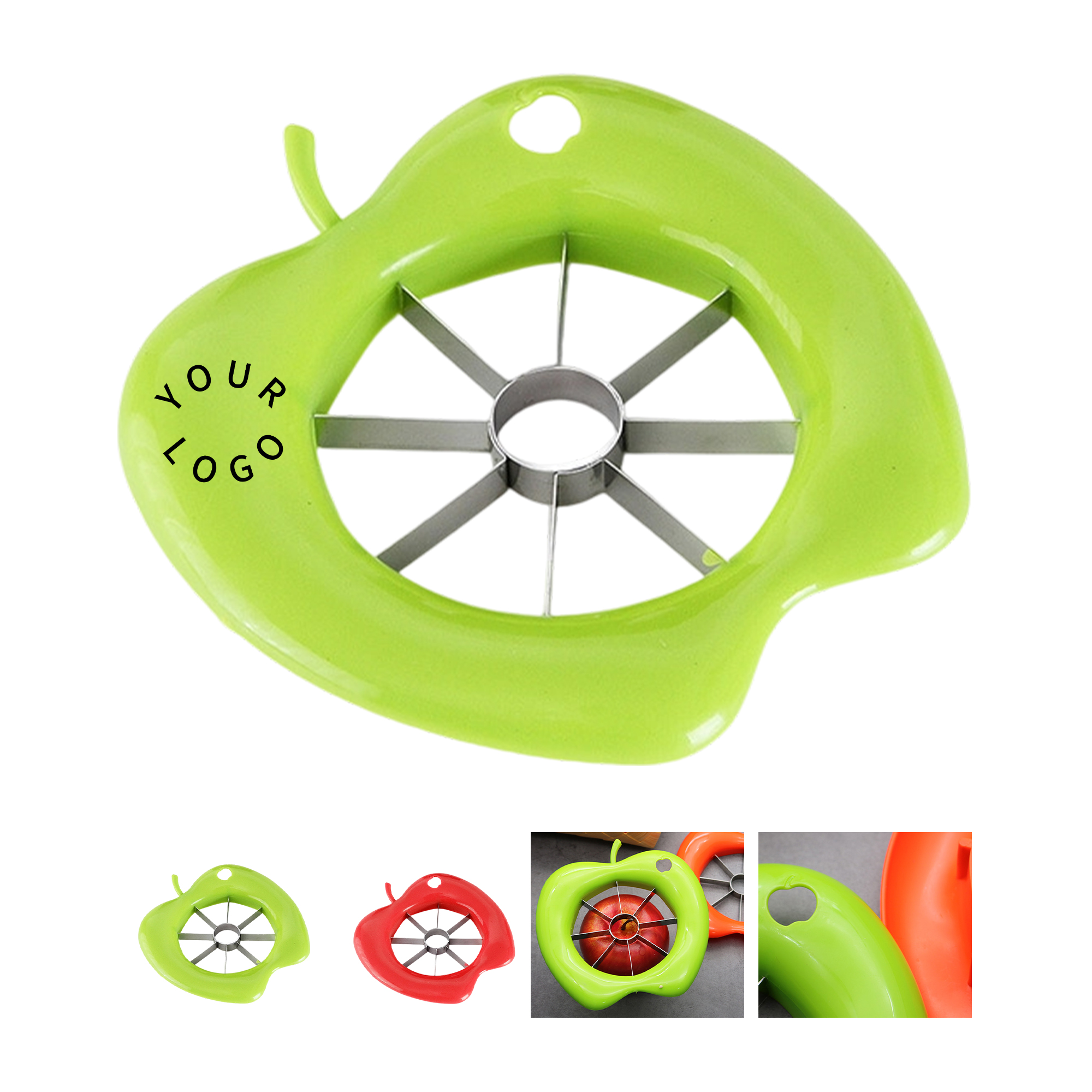 Stainless Steel Fruit Divider Eight Slice Design 5.7" By 5.3" 3