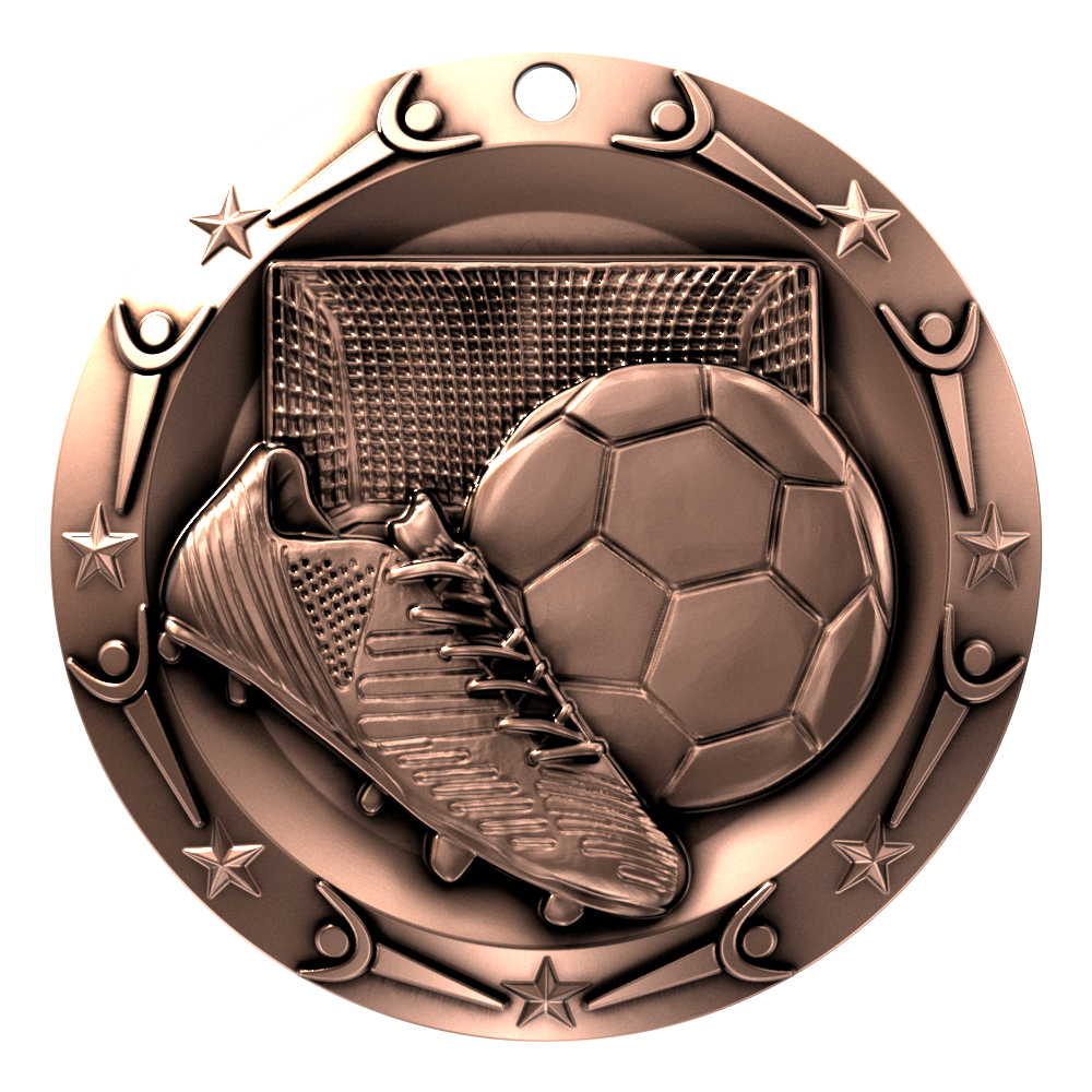 Soccer World Class Medallion (3") 6
