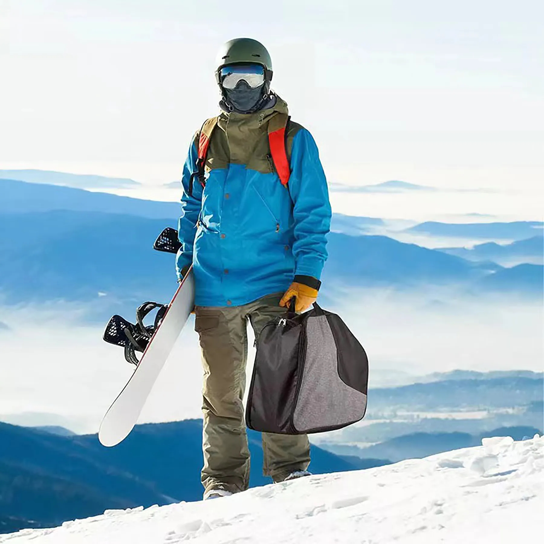 Oxford Cloth Ski Shoe Storage Bag 5