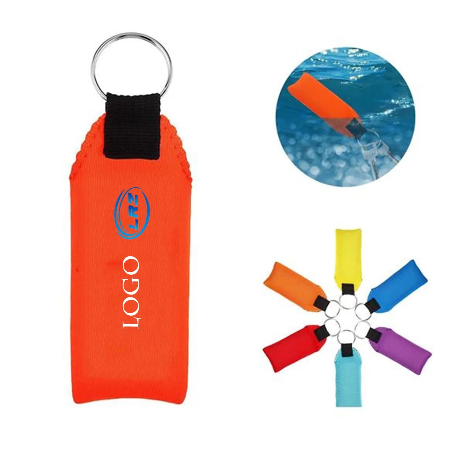 Printed Floating Neoprene Keychain Strap 5