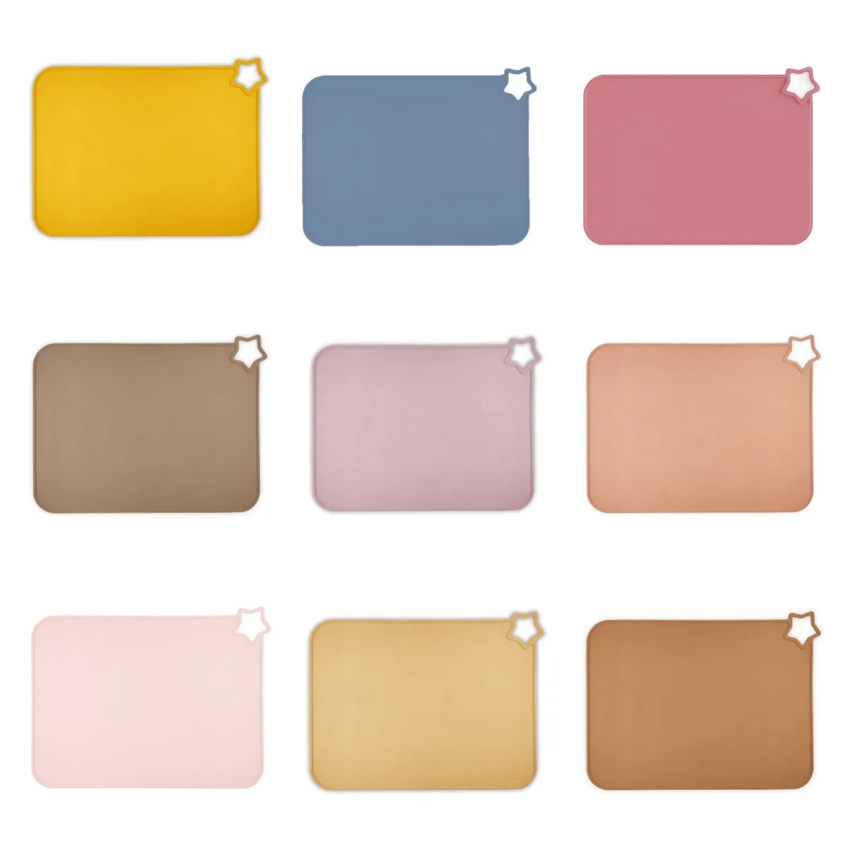 Non Slip Silicone Baby Placemat for Toddlers with Raised Edges Dishwasher Safe 1