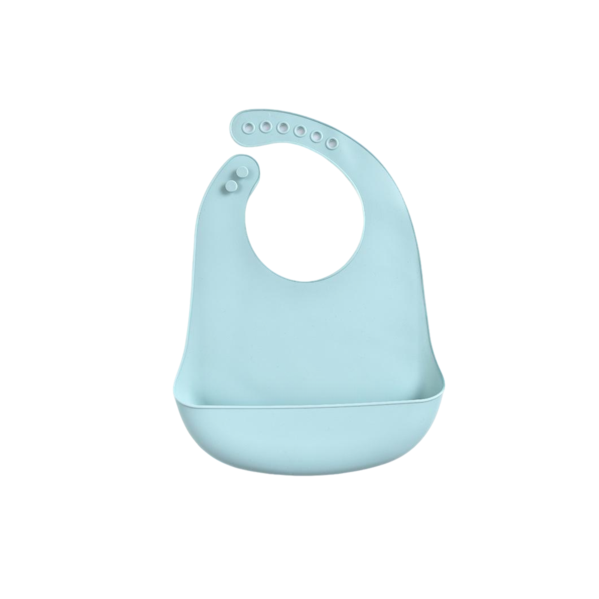 Silicone Baby Bib With Deep Catch Pocket 11.8 X 9" 16