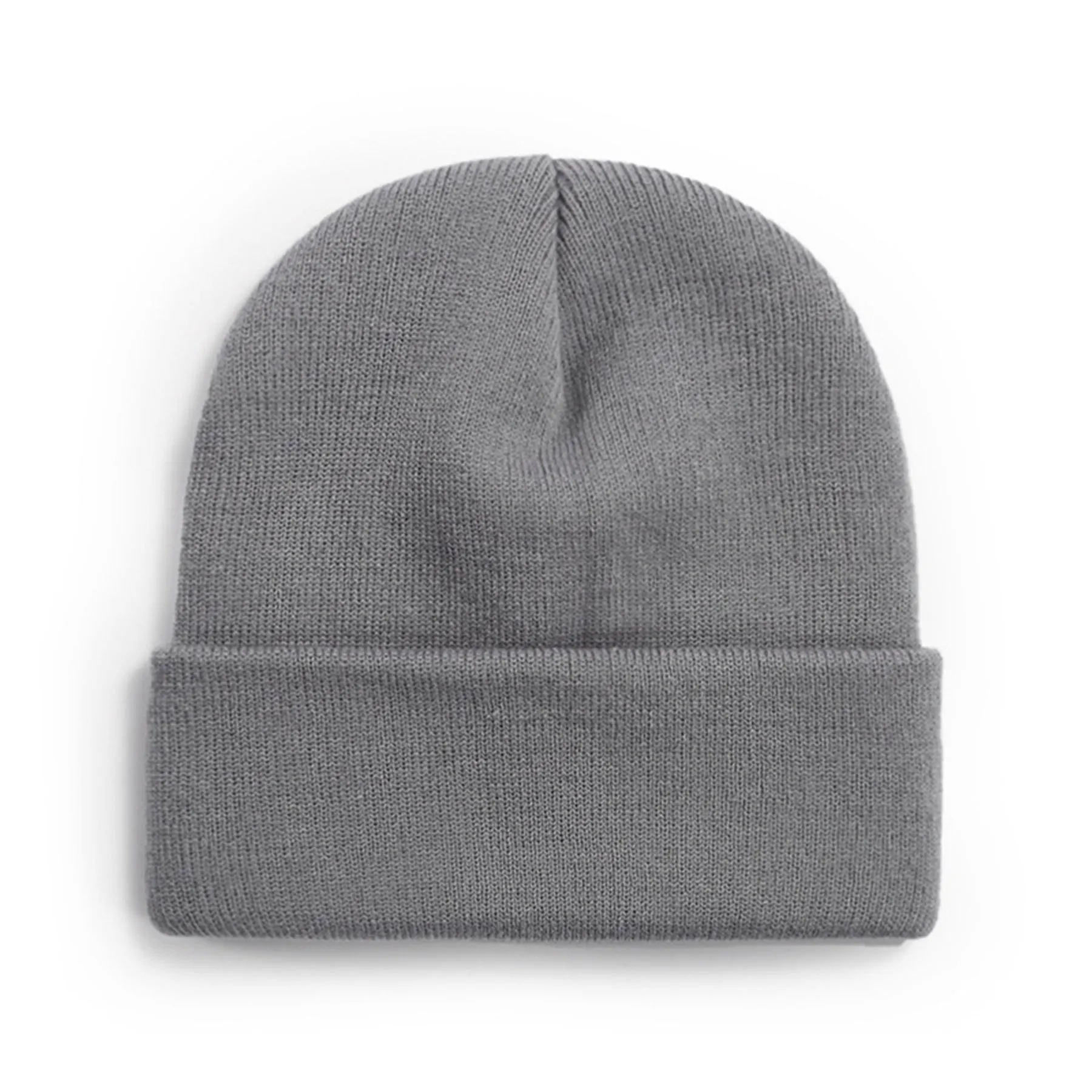 Embroidered Acrylic Knitted Beanie Hat 9