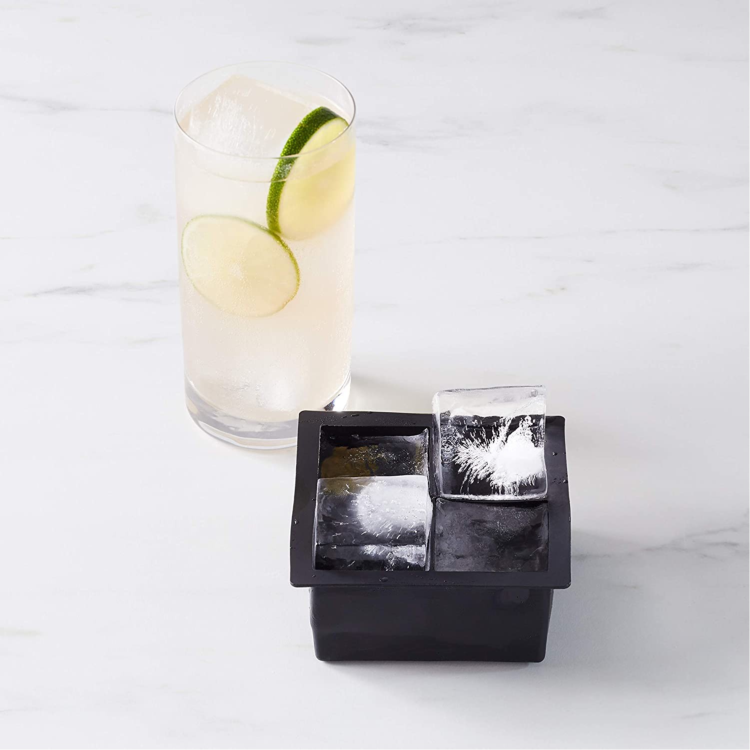 Customizable Four Cavity Ice Cube Tray 6
