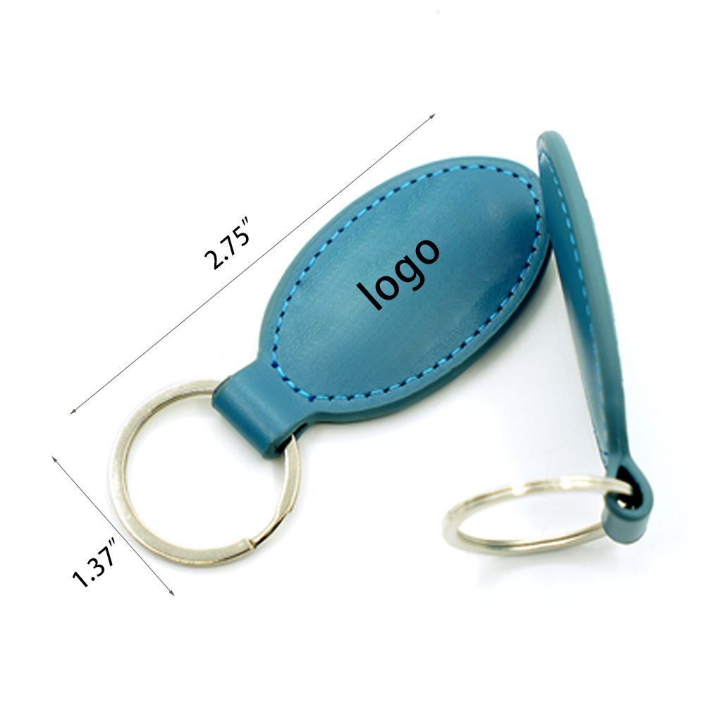 Double-layer PU keychain 3