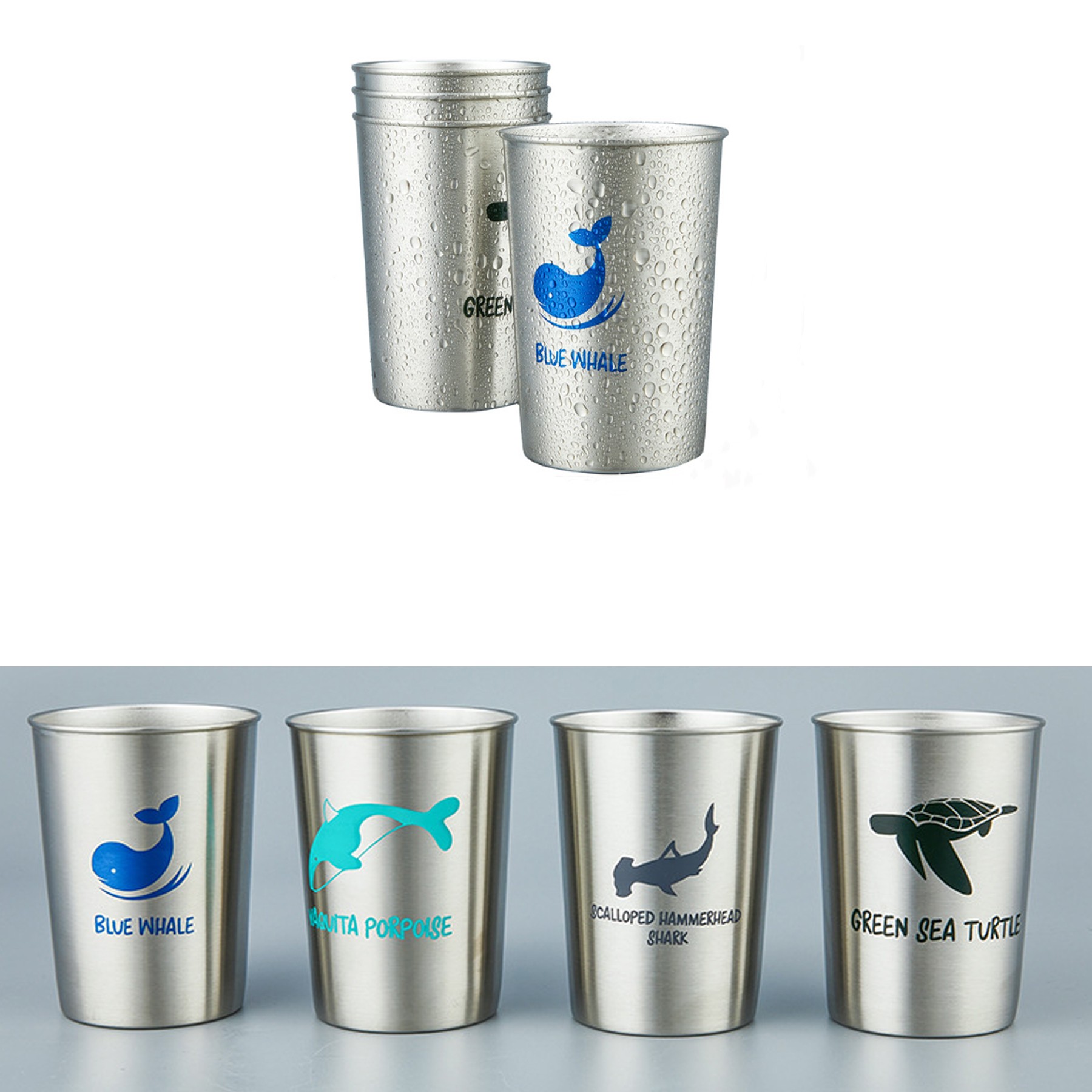 Durable Stainless Steel Cup/Wine Tumblers Stainless Steel Beer/Coffee/Tea