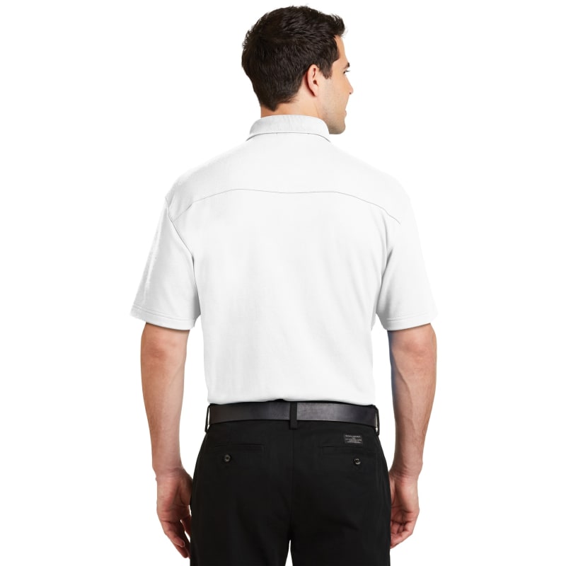 Port Authority Silk Touch Interlock Performance Polo. 21