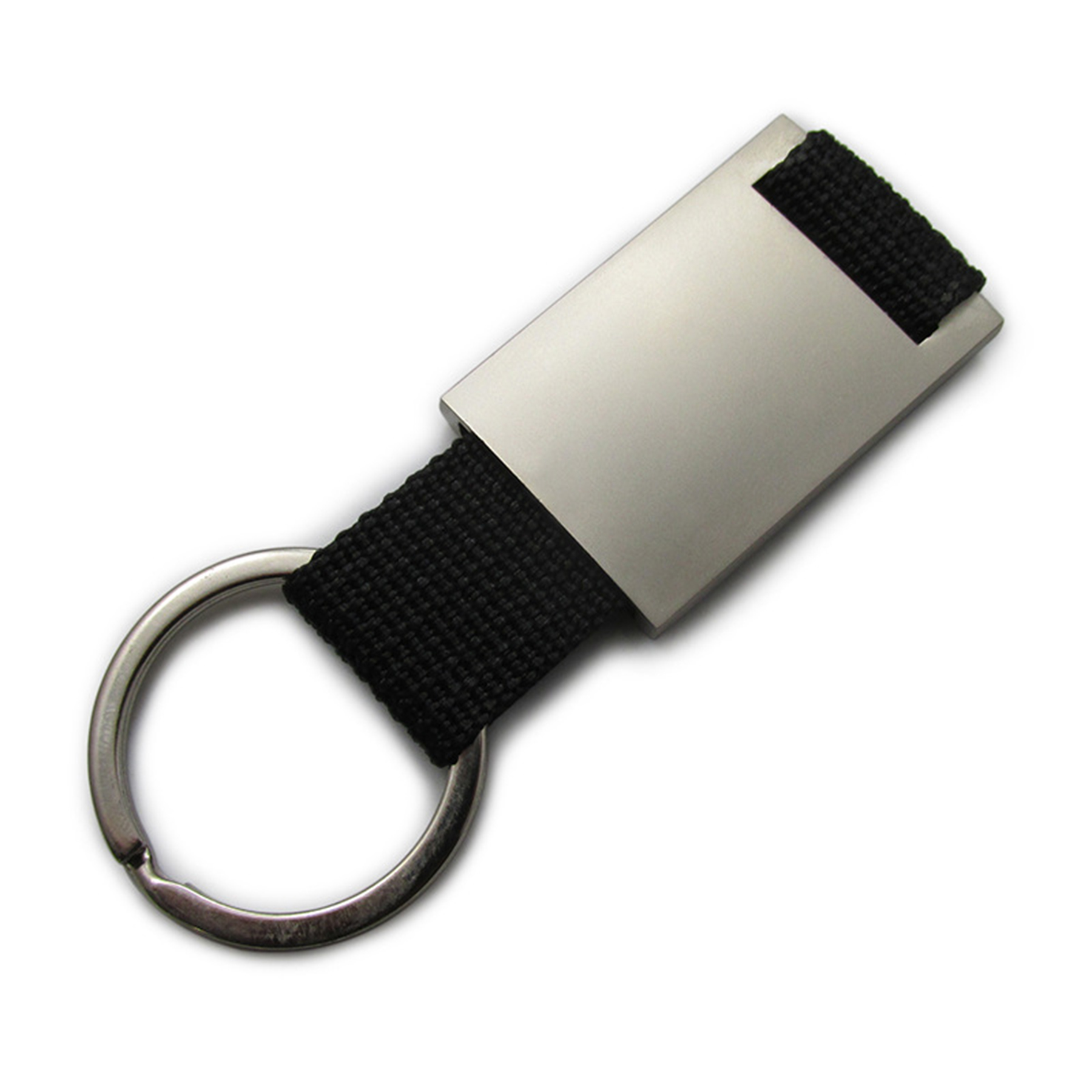 Square Zinc Alloy Keychain 1