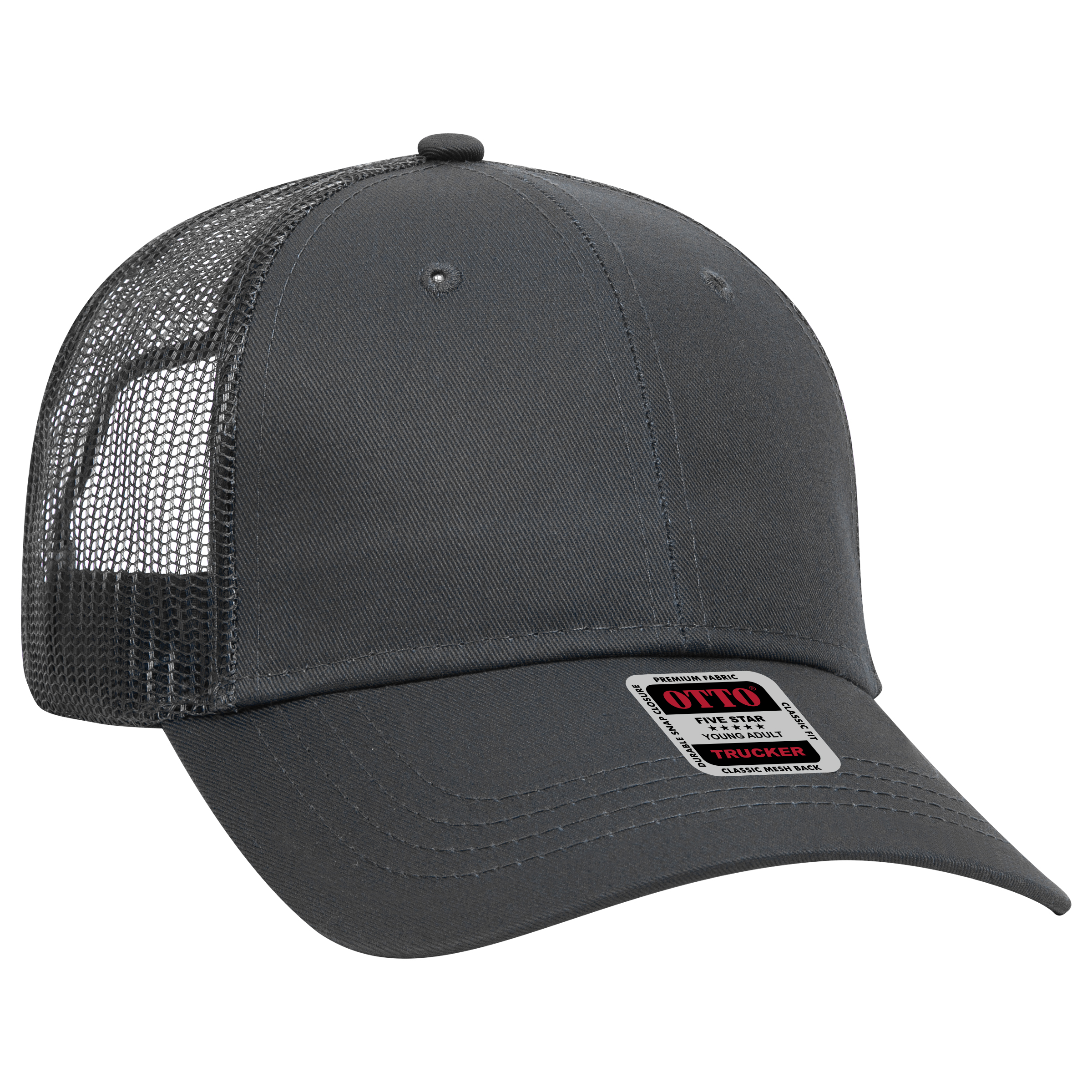 OTTO CAP® 6 Panel Low Profile Mesh Back Trucker Hat 55
