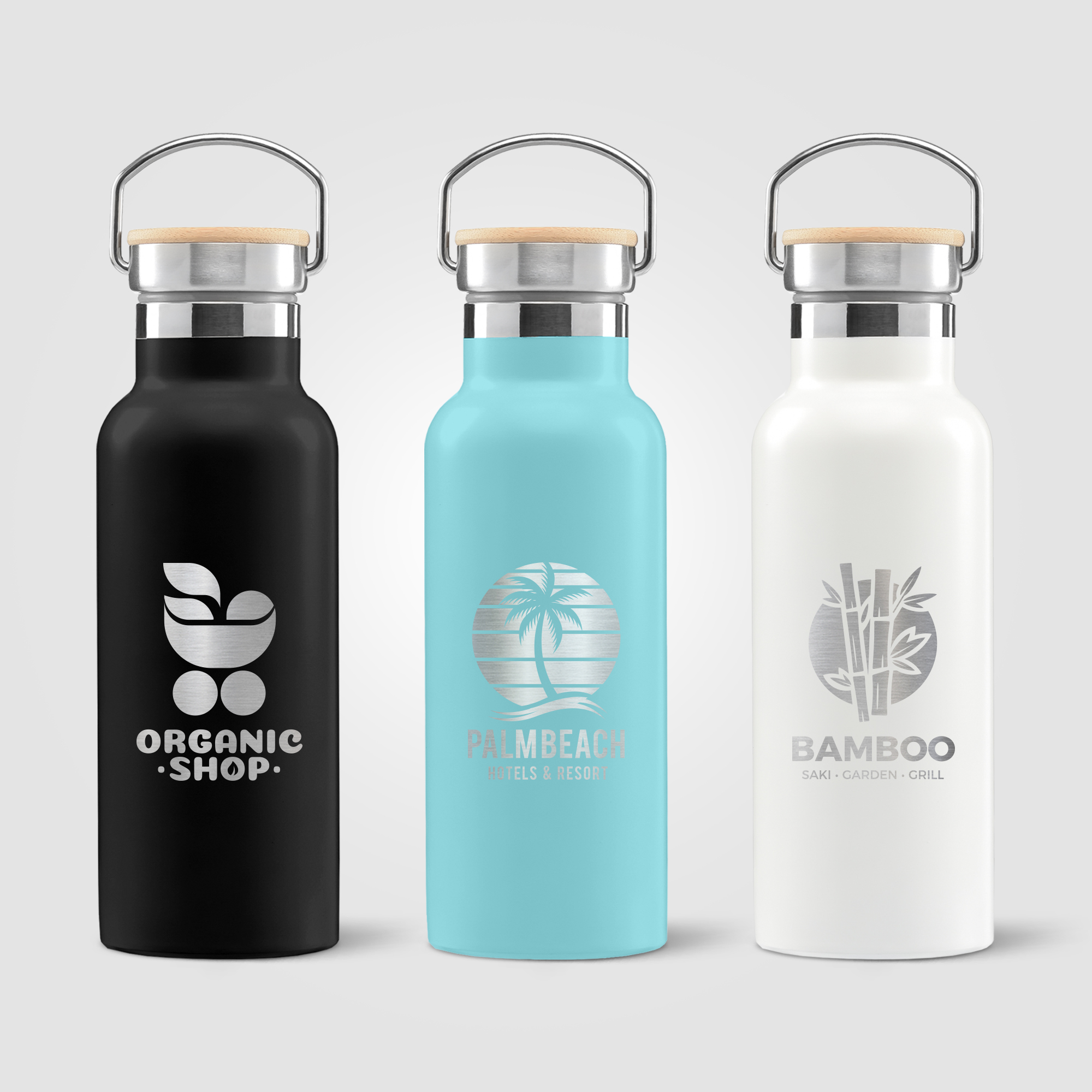Oahu - 16 oz. Double-Wall Stainless Canteen Bottle 27