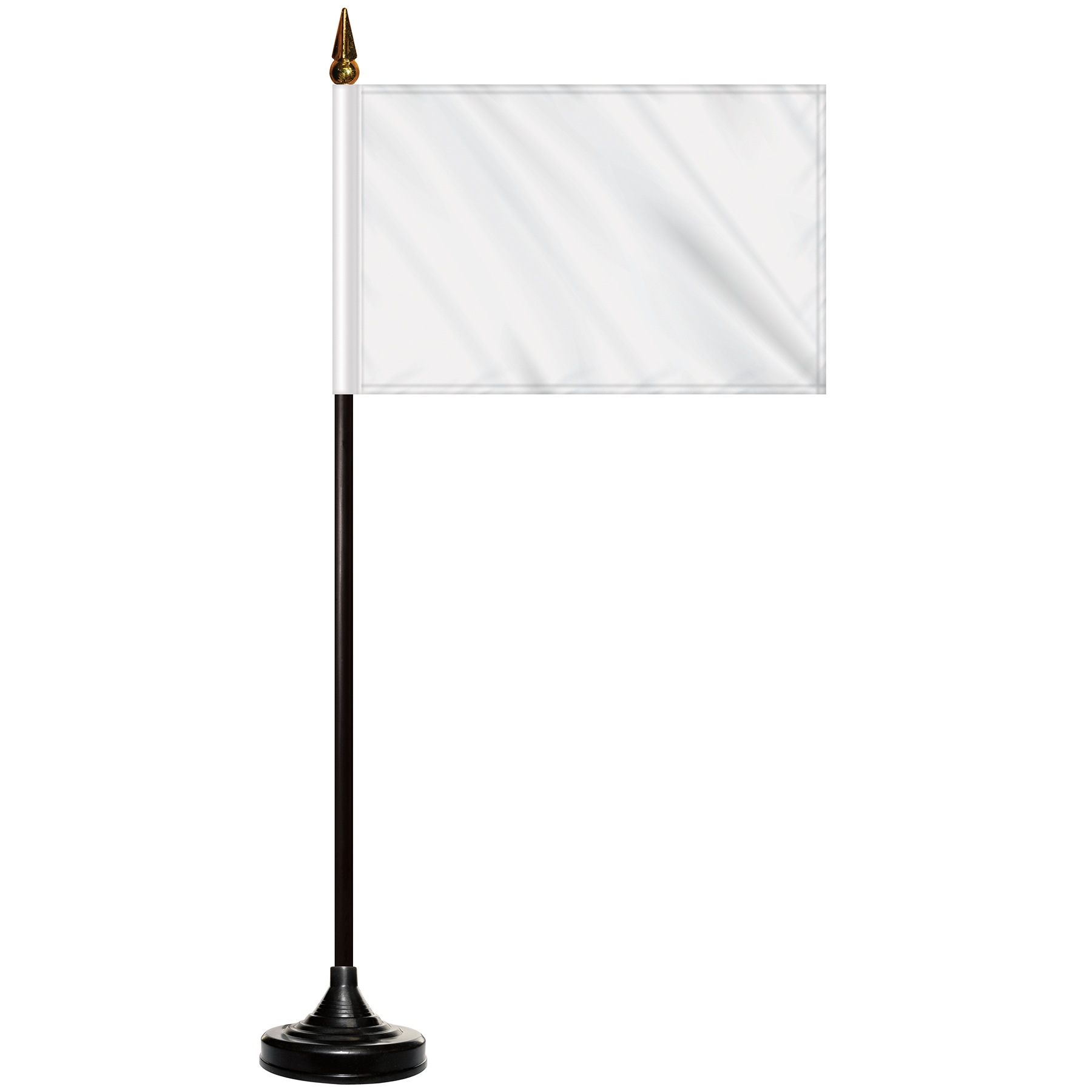 Double Sided Stick Flag with Black Plastic Weighted Base 11