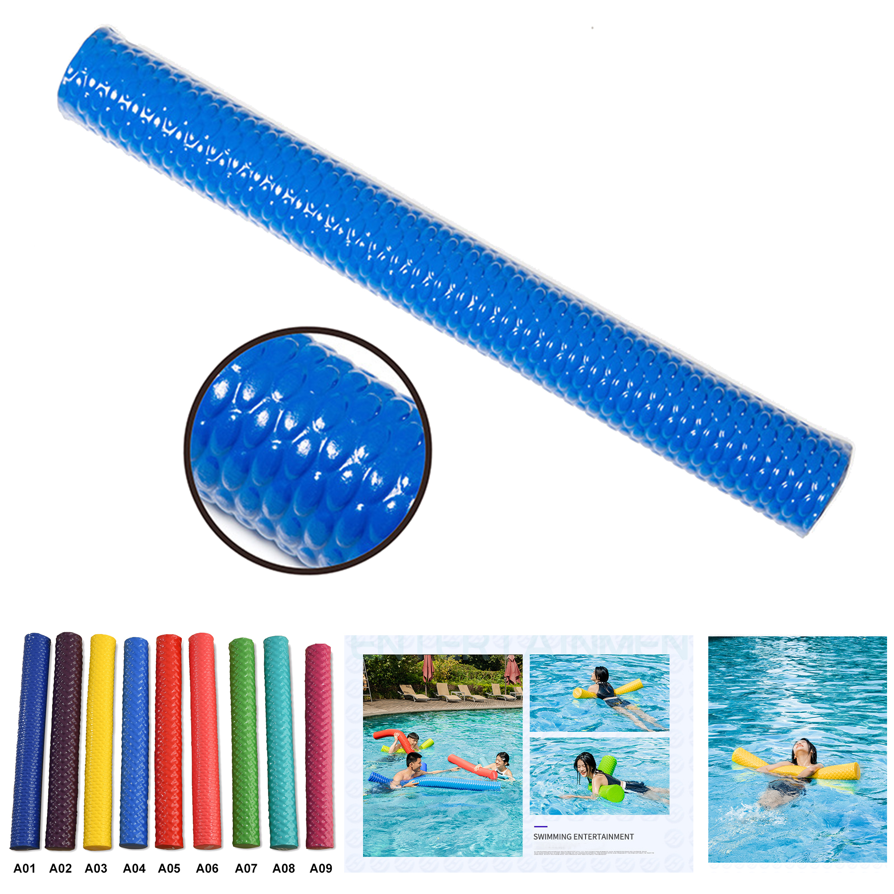 Soft Dipped Foam Pool Noodle 2