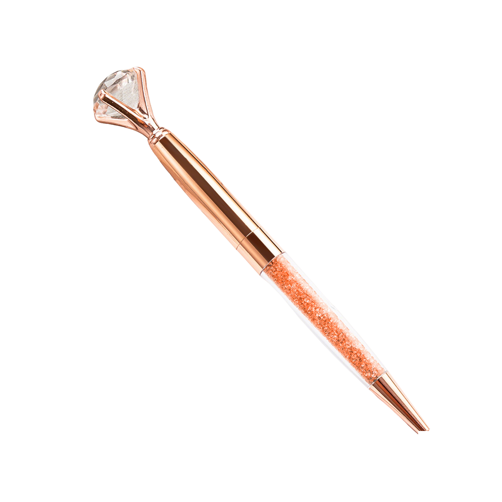 Crystal Crown Ballpoint Pen Twist Action Metal Barrel 7