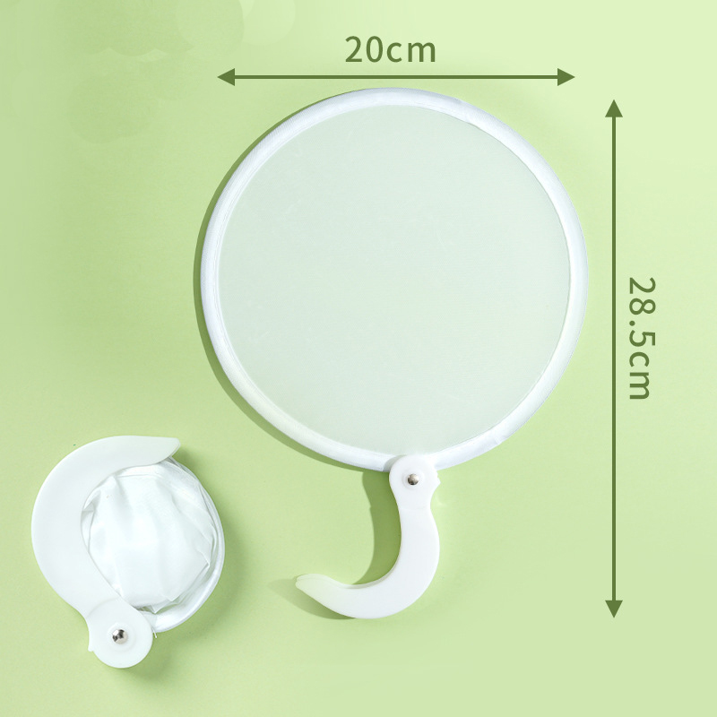Foldable Round Fan with Handle 5