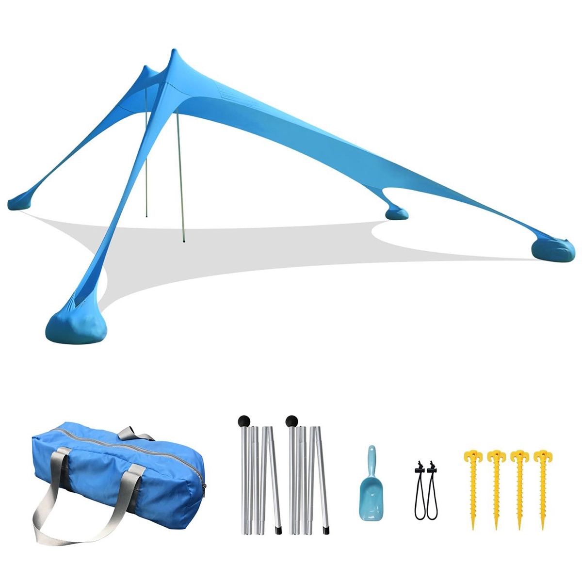 Windproof Sun Protection Canopy With Carry Bag 3