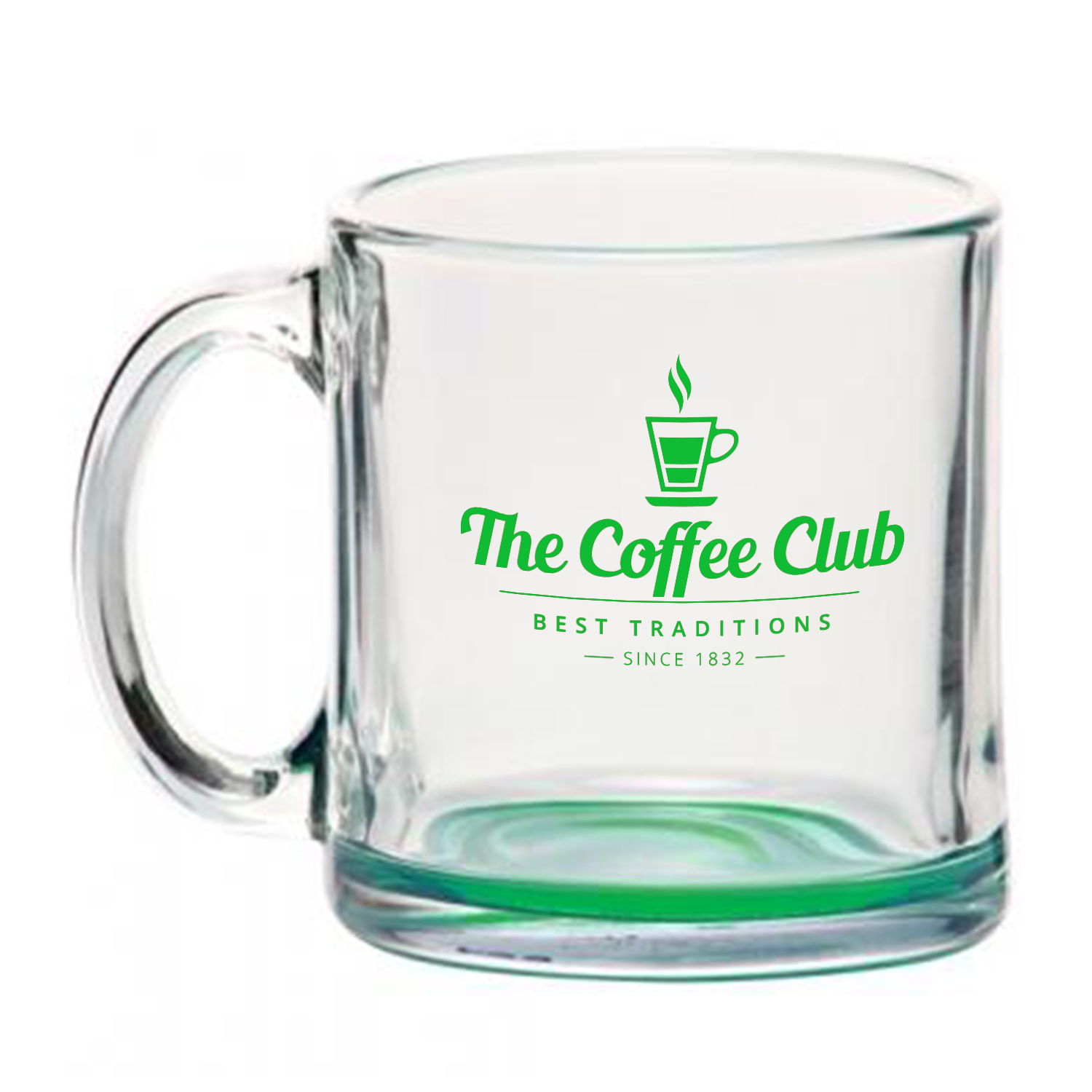 13 oz. Kona Glass Coffee Mug (1 Color Imprint) 8