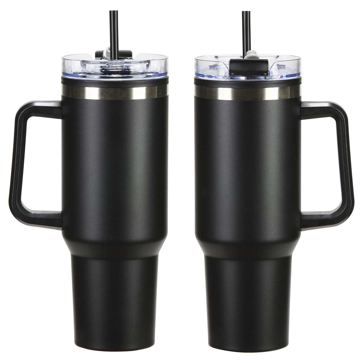 Ohana 40 oz Stainless Steel/Polypropylene Mug with Color-Matching Handle 27