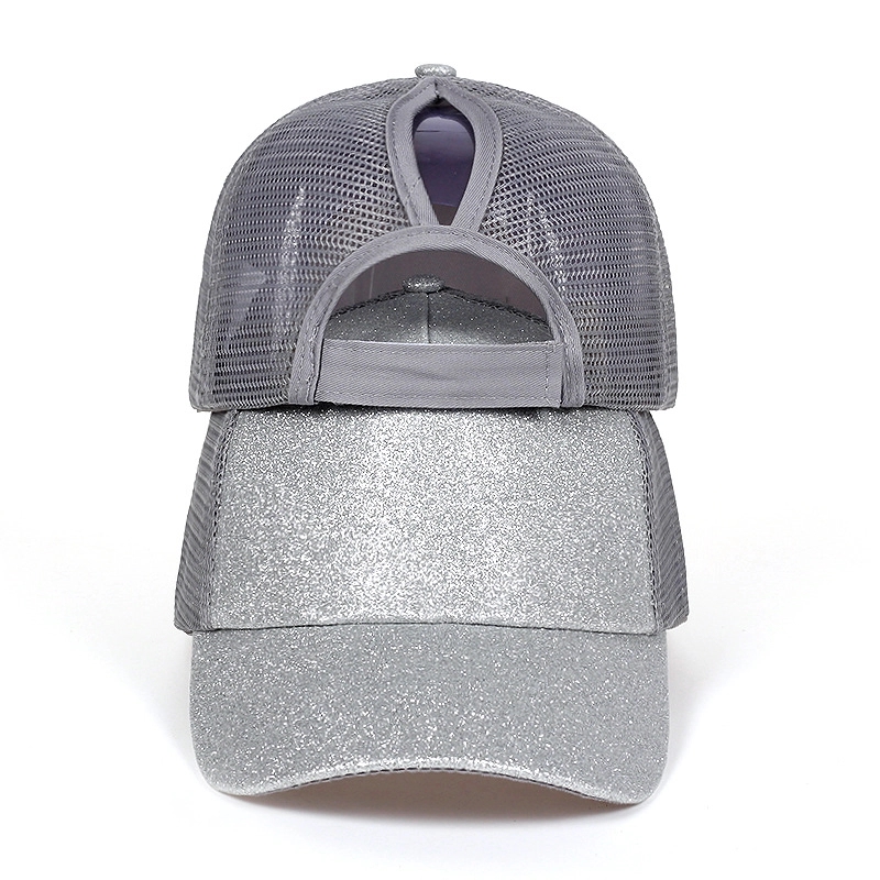 Glitter Ponytail Mesh Cap 9