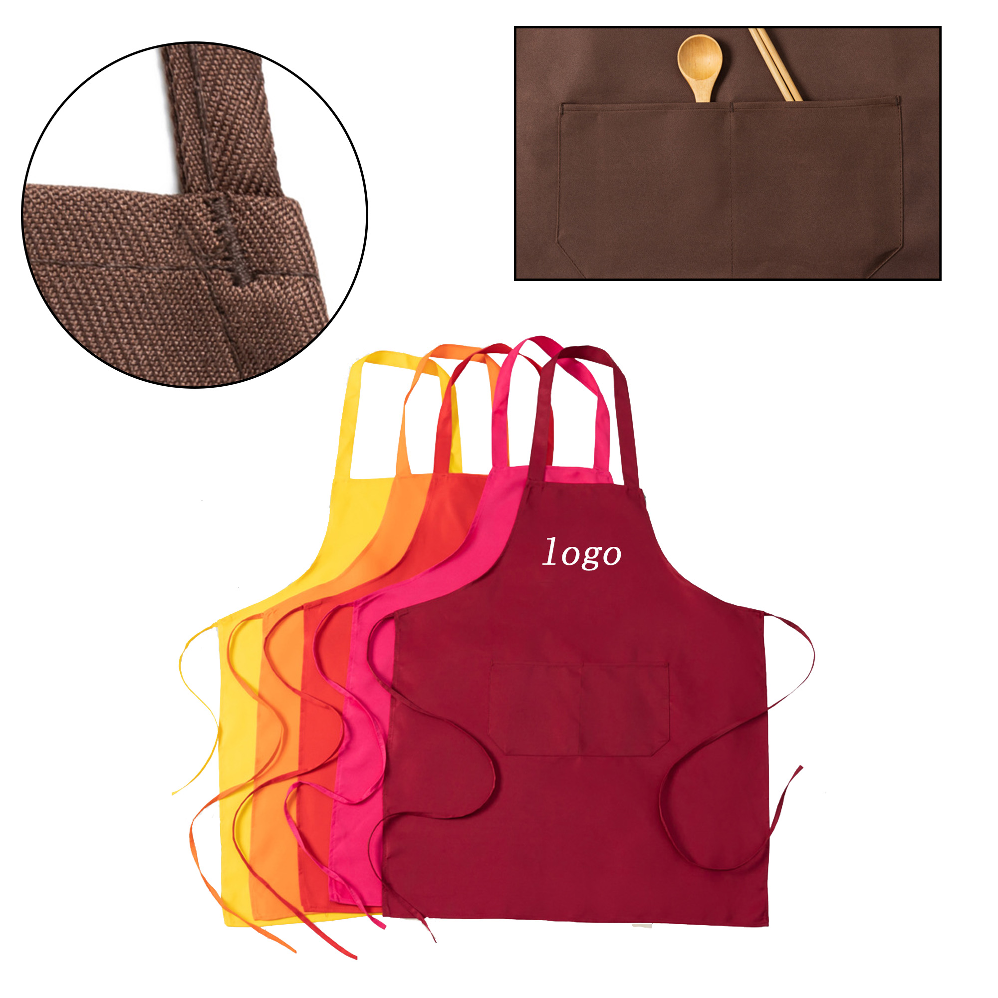 Customized Apron For Kitchen Work Clothes 2