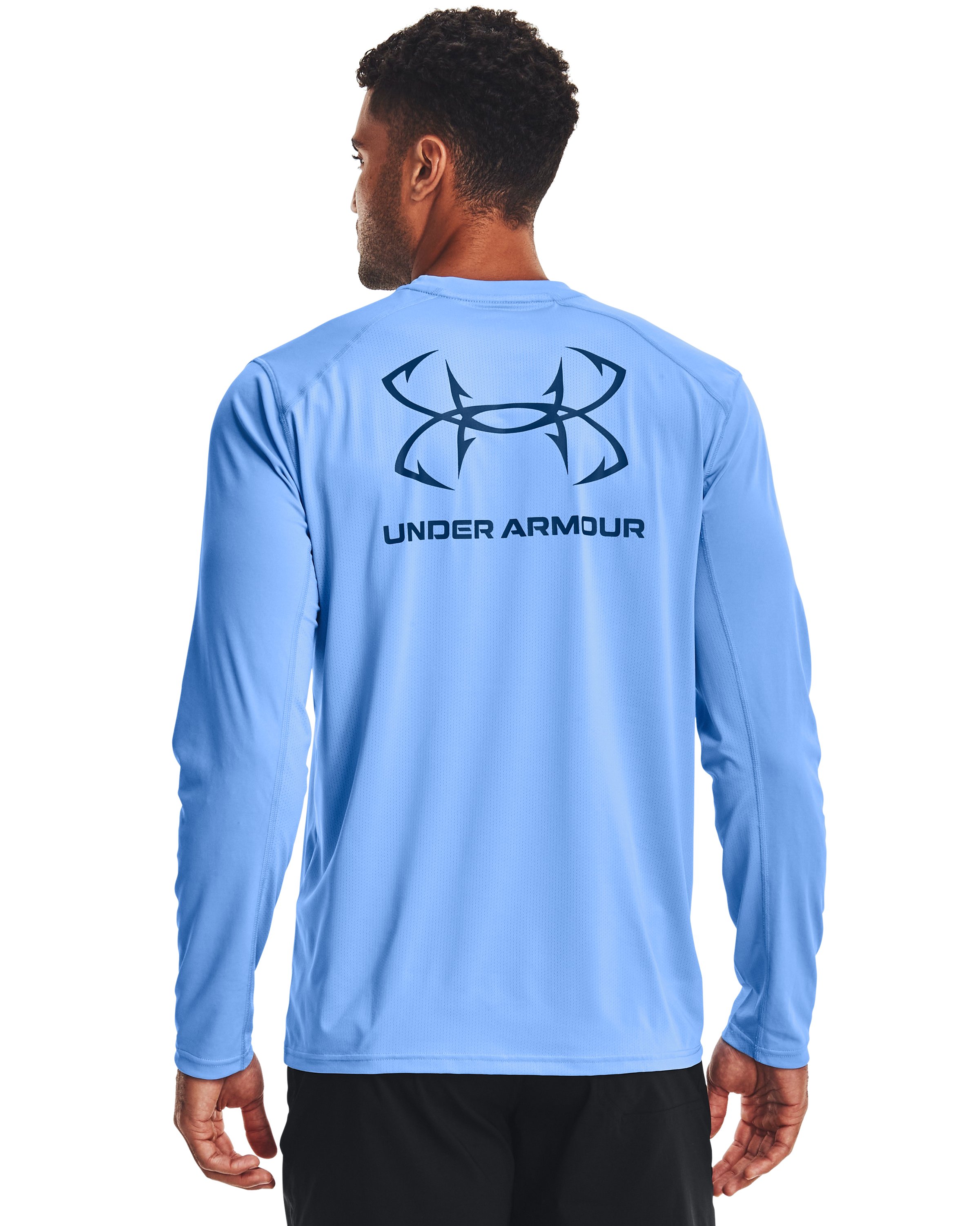 UA Iso-Chill Shorebreak Back Hook Men's Long Sleeve 2