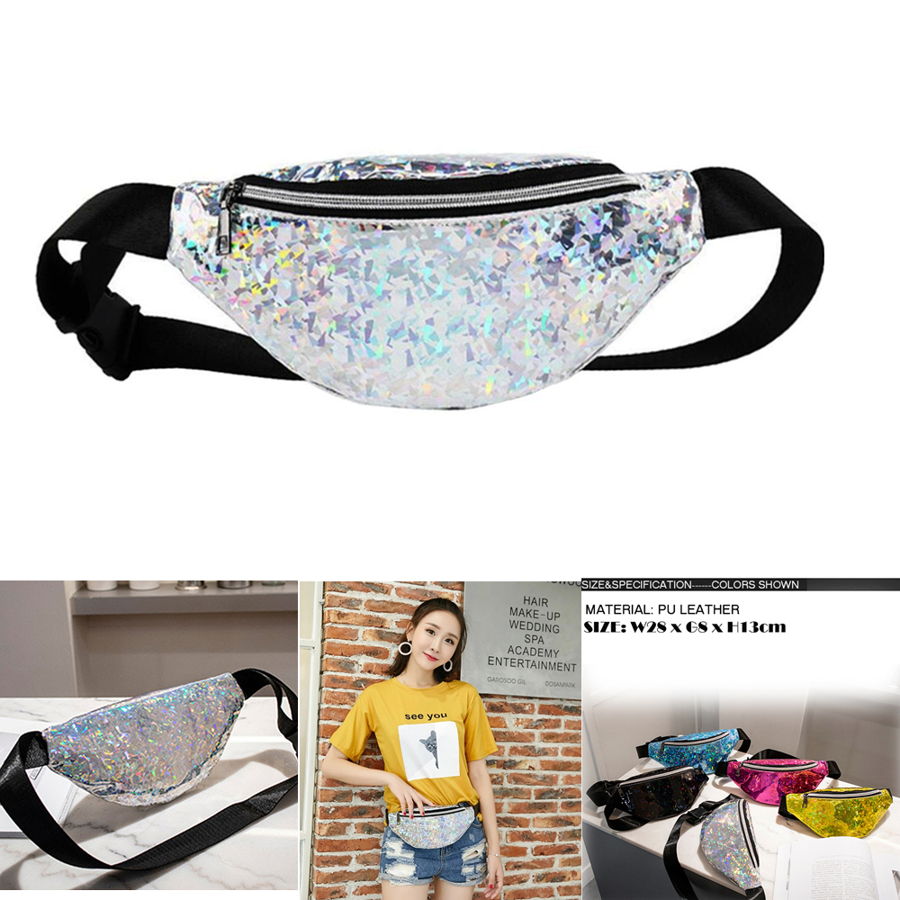 Hologram PVC Waist Fanny Laser Shiny Bag 3