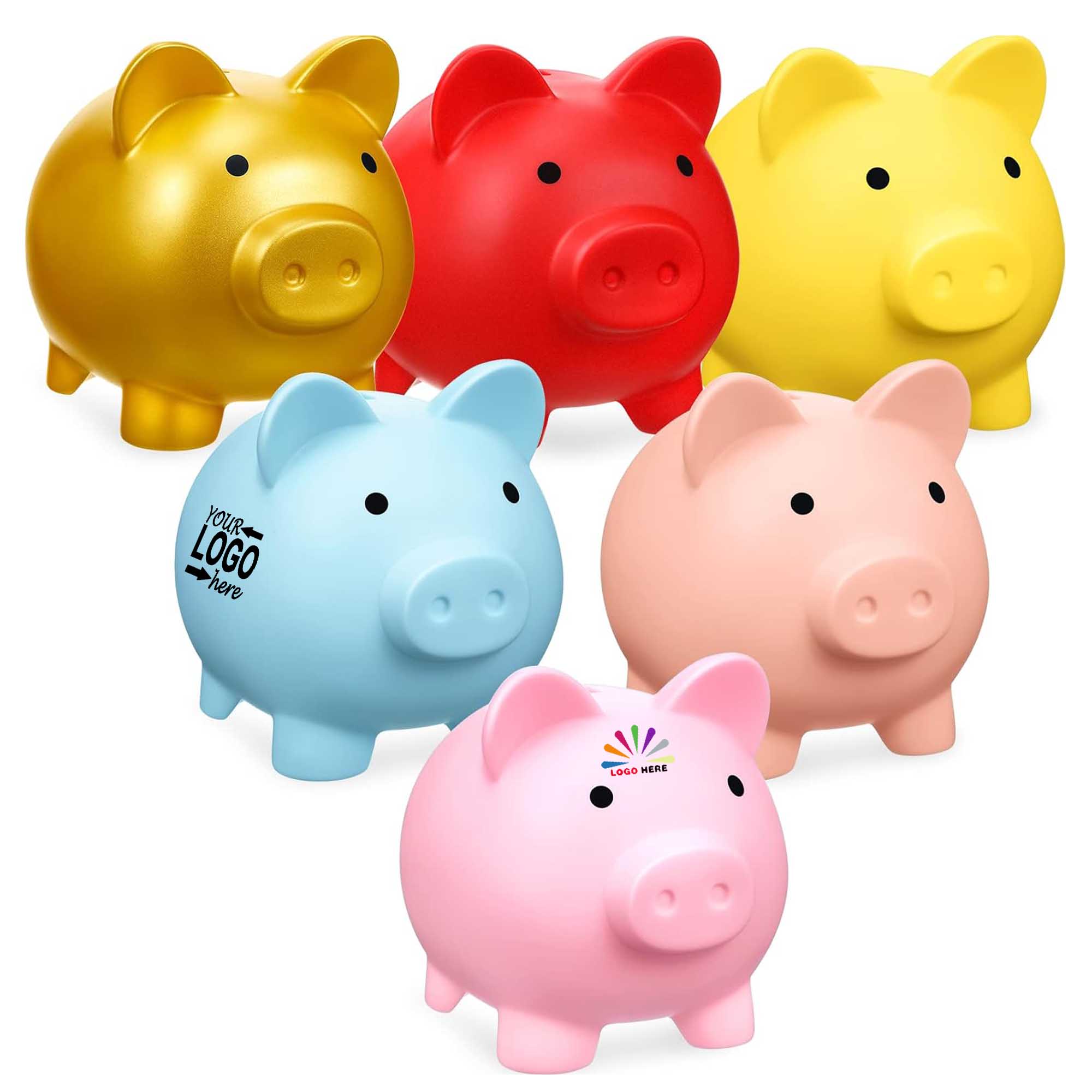 3 Size Pig Piggy Bank 2