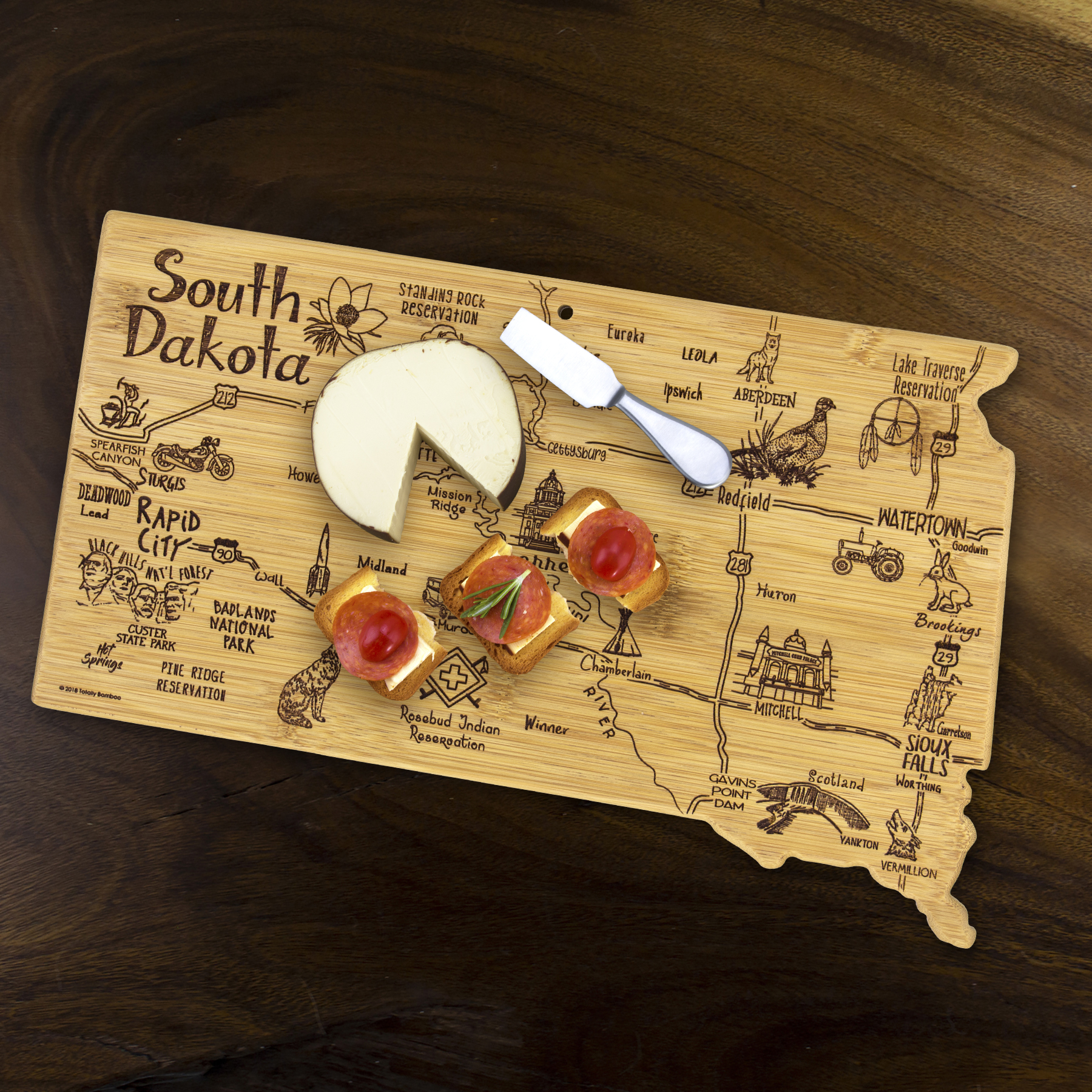 Destination South Dakota Cutting & Serving Board 8